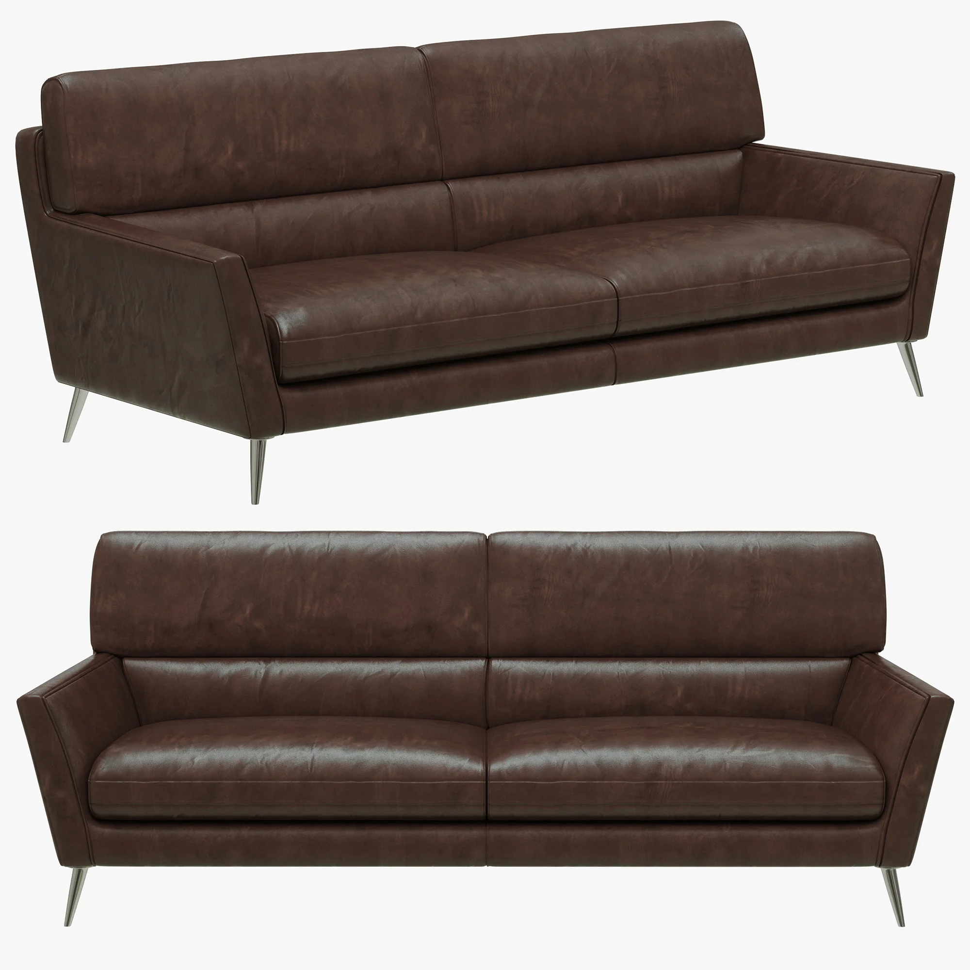 Roche Bobois TOCADE Large 3 Seat Sofa, 3D model preview 3
