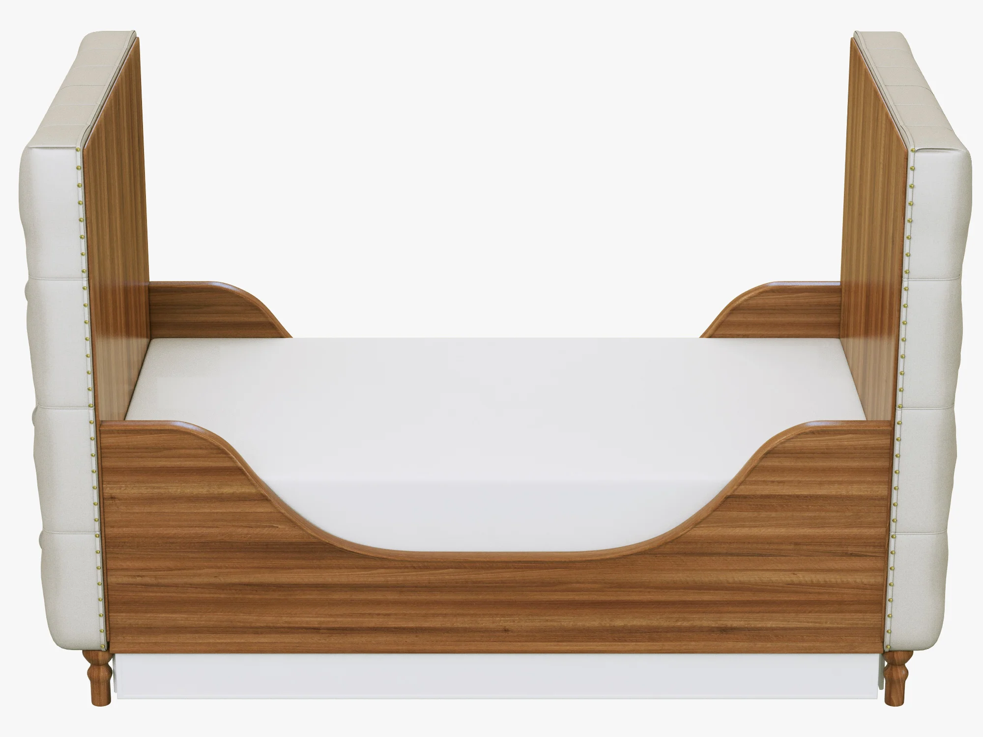 Restoration Hardware Chesterfield Tufted Crib — 3D model preview 3