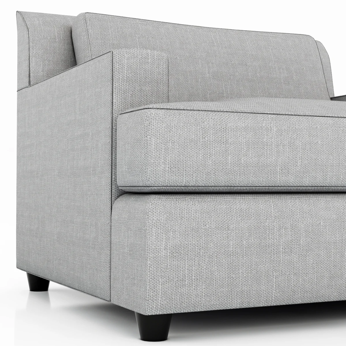 Baker PASHA LOUNGE CHAIR — 3D model preview 1