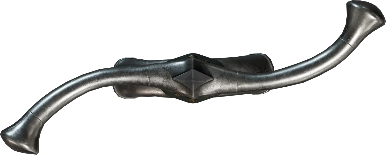 Antique Estoc Thrusting Sword with Leather Grip — 3D model preview 4