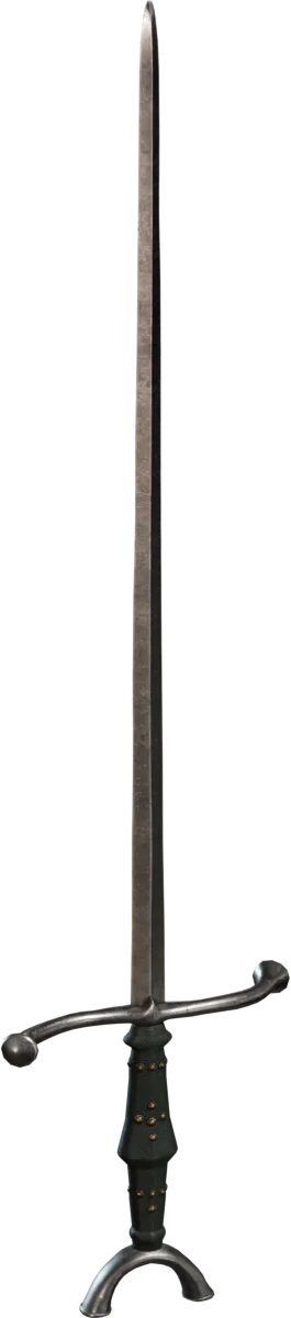 Antique Estoc Thrusting Sword with Leather Grip