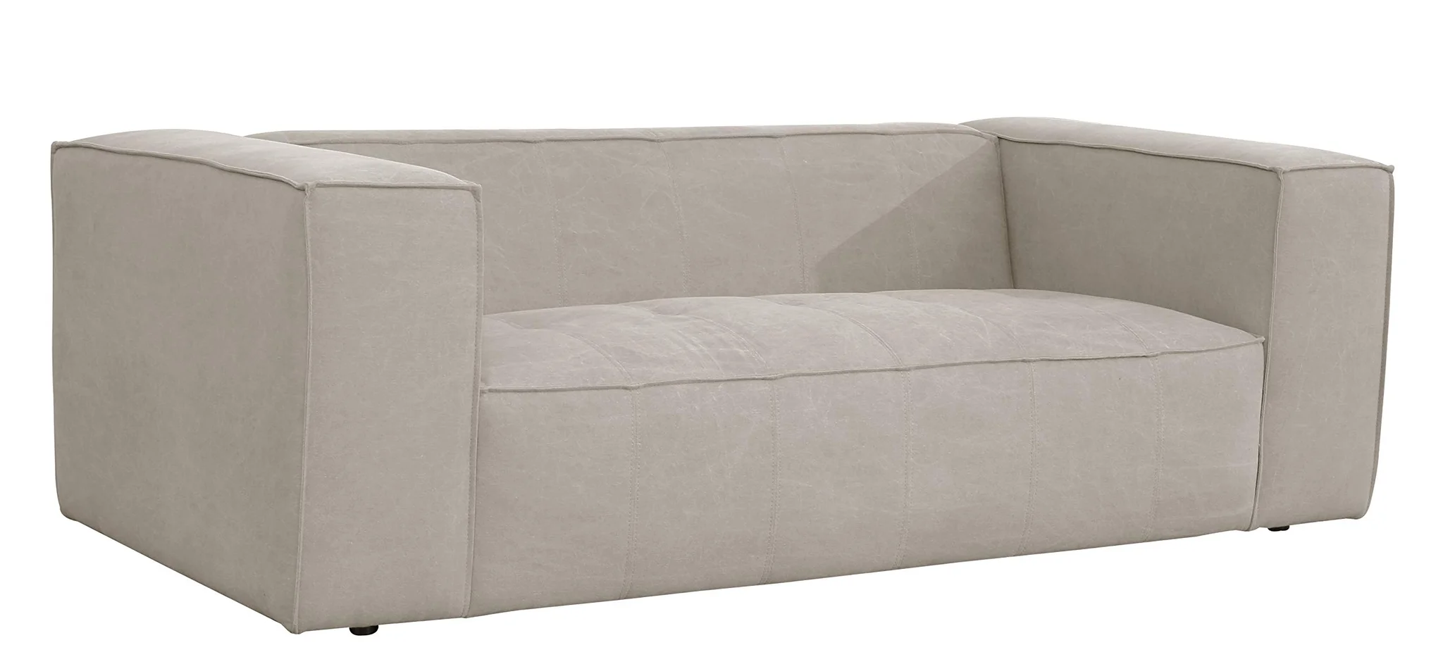 Amazon Brand – Rivet Thomas Modern Upholstered Sofa Couch, 81.5"W, Grey