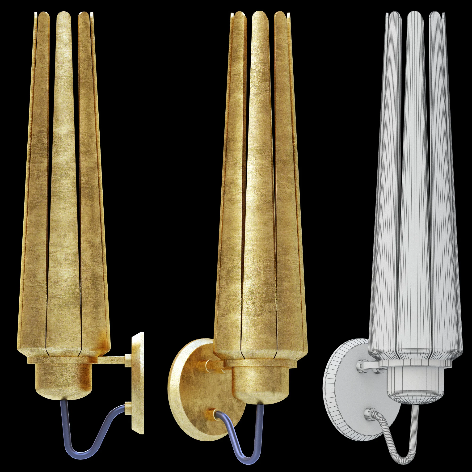 Brabbu VALKIE WALL LIGHT, 3D model preview 5