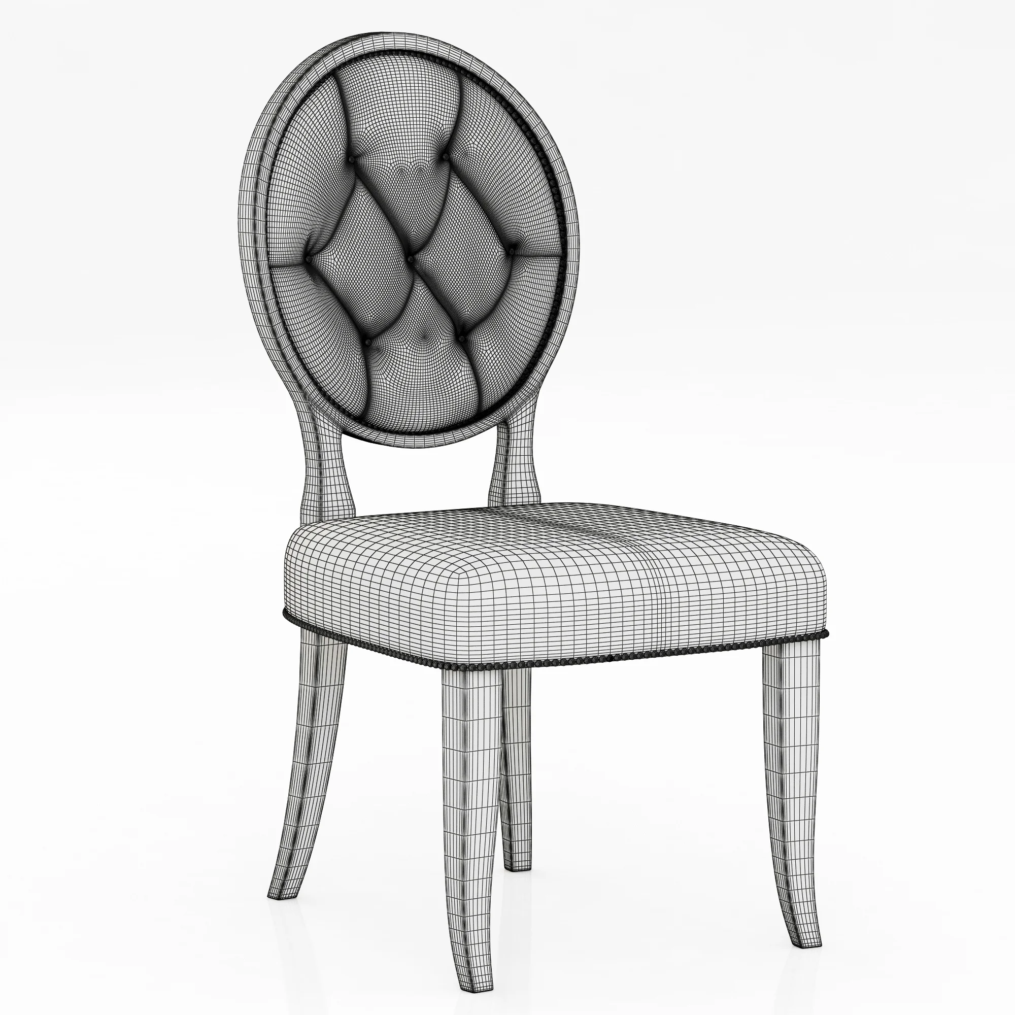 Kesterport Tulip Dining Chair — 3D model preview 6