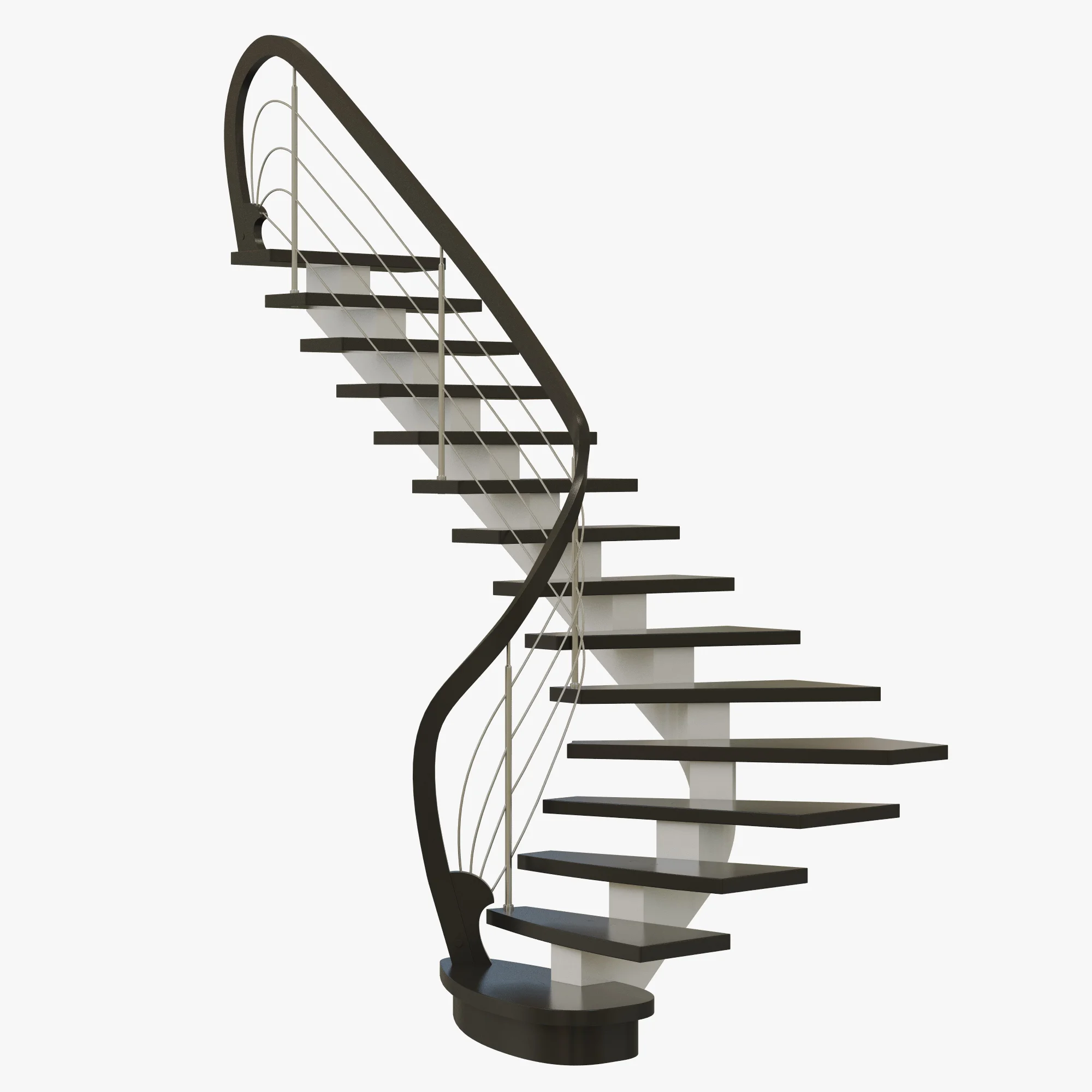 Stairs 11 — 3D model preview 1