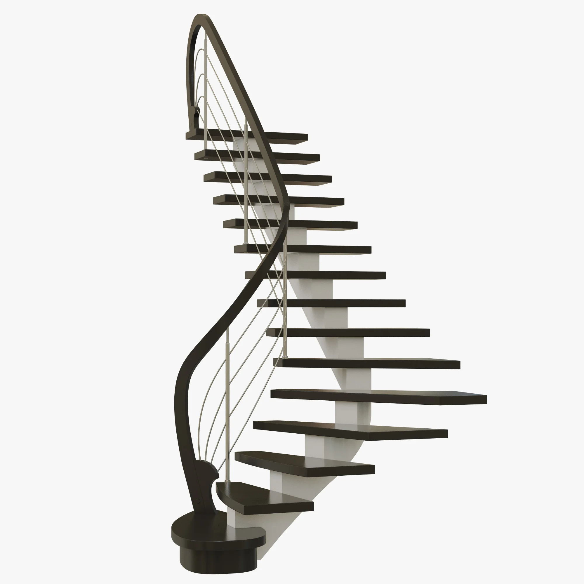 Stairs 11 — 3D model preview 3