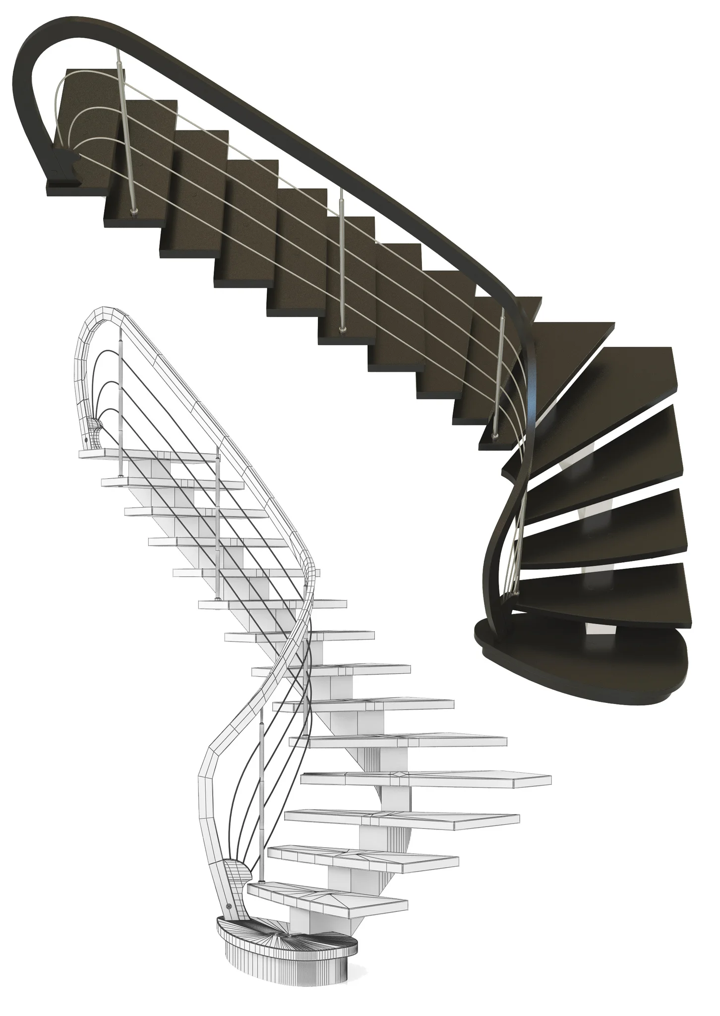 Stairs 11 — 3D model preview 9