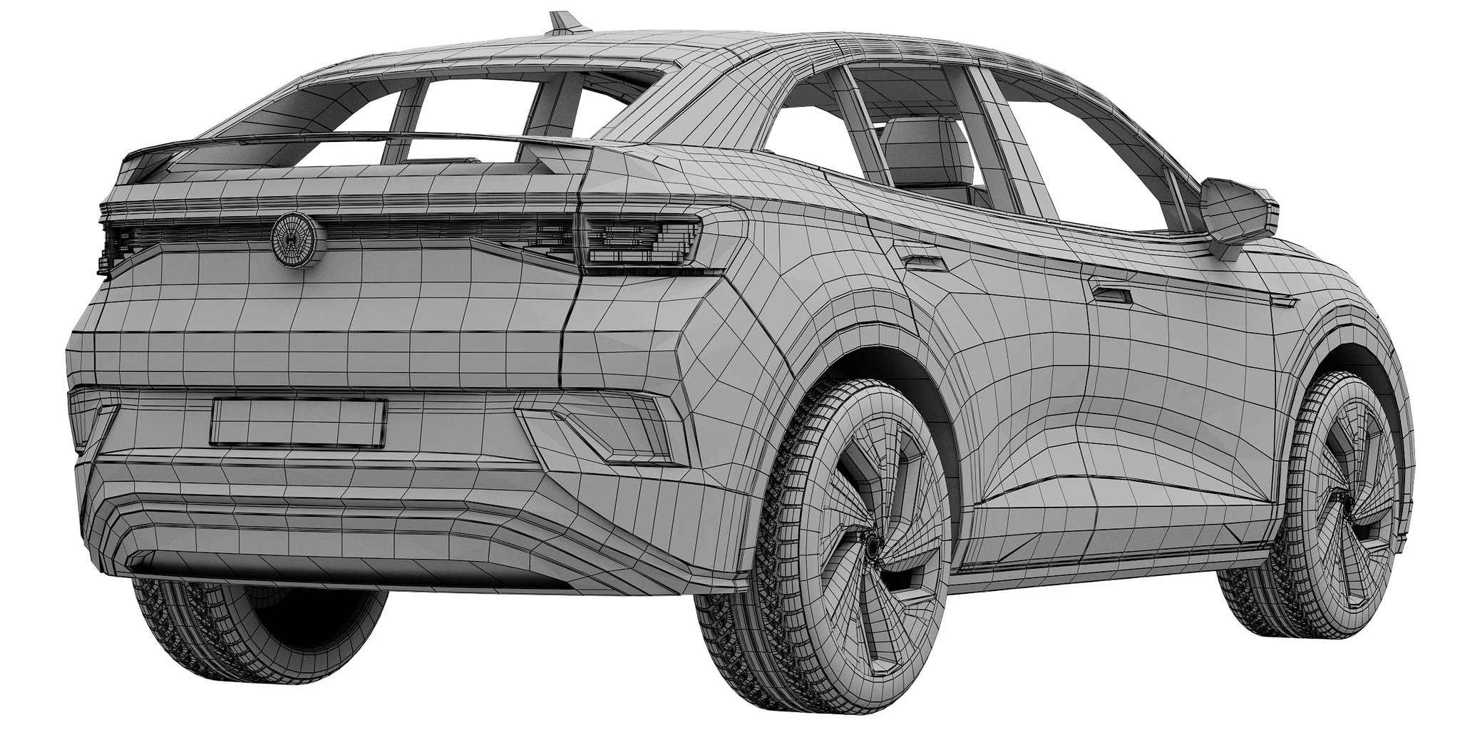 Volkswagen ID5, 3D model preview 8