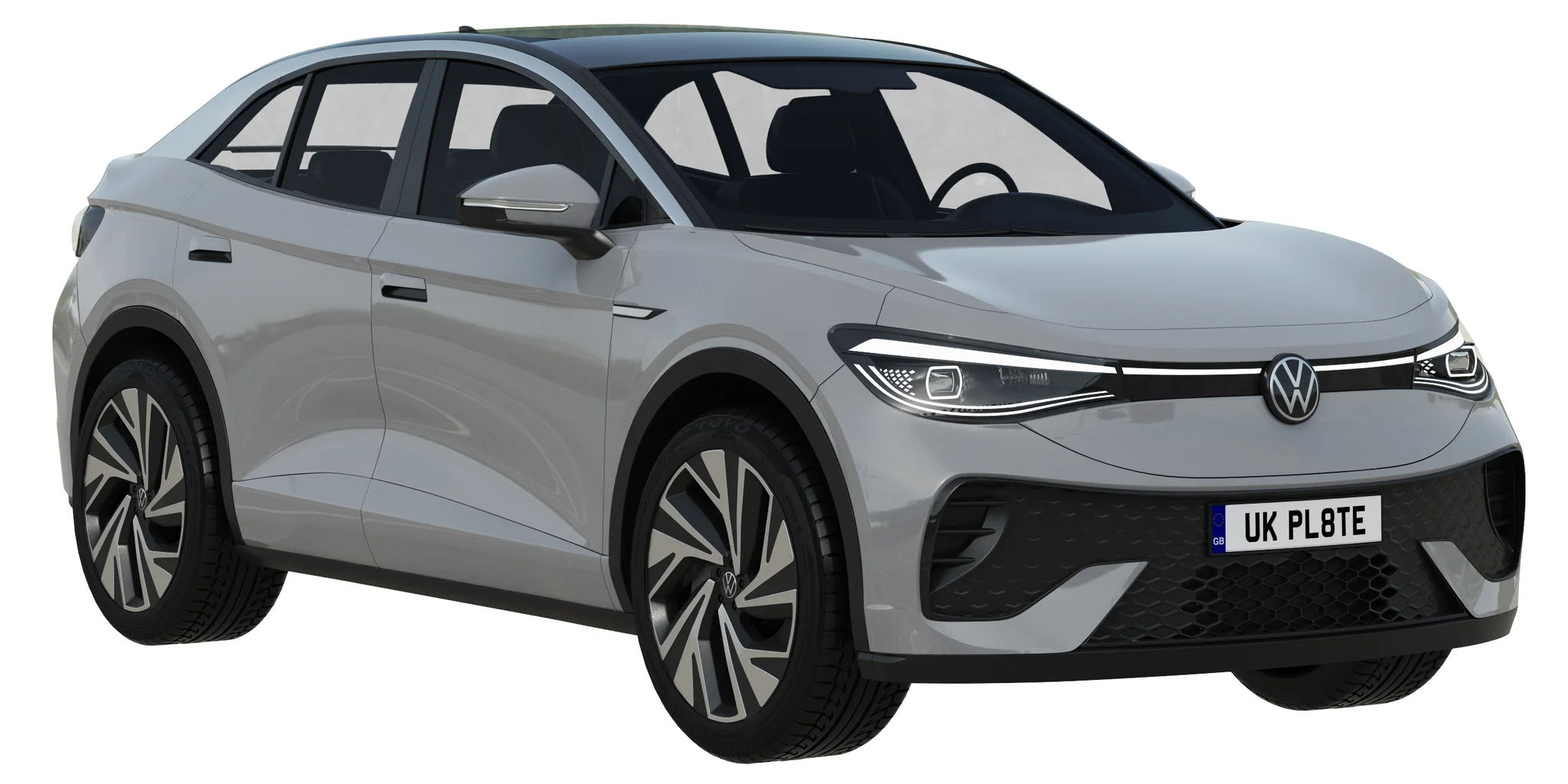 Volkswagen ID5, 3D model preview 19