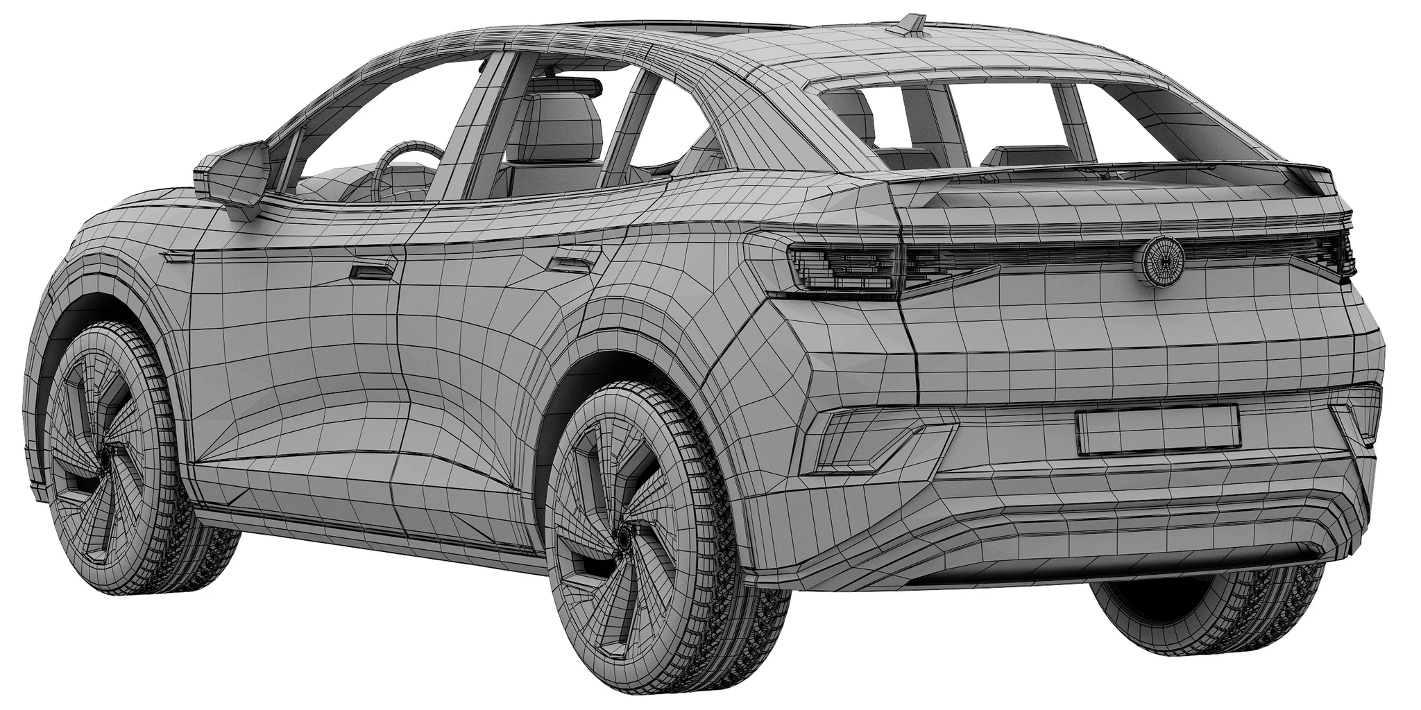 Volkswagen ID5, 3D model preview 23