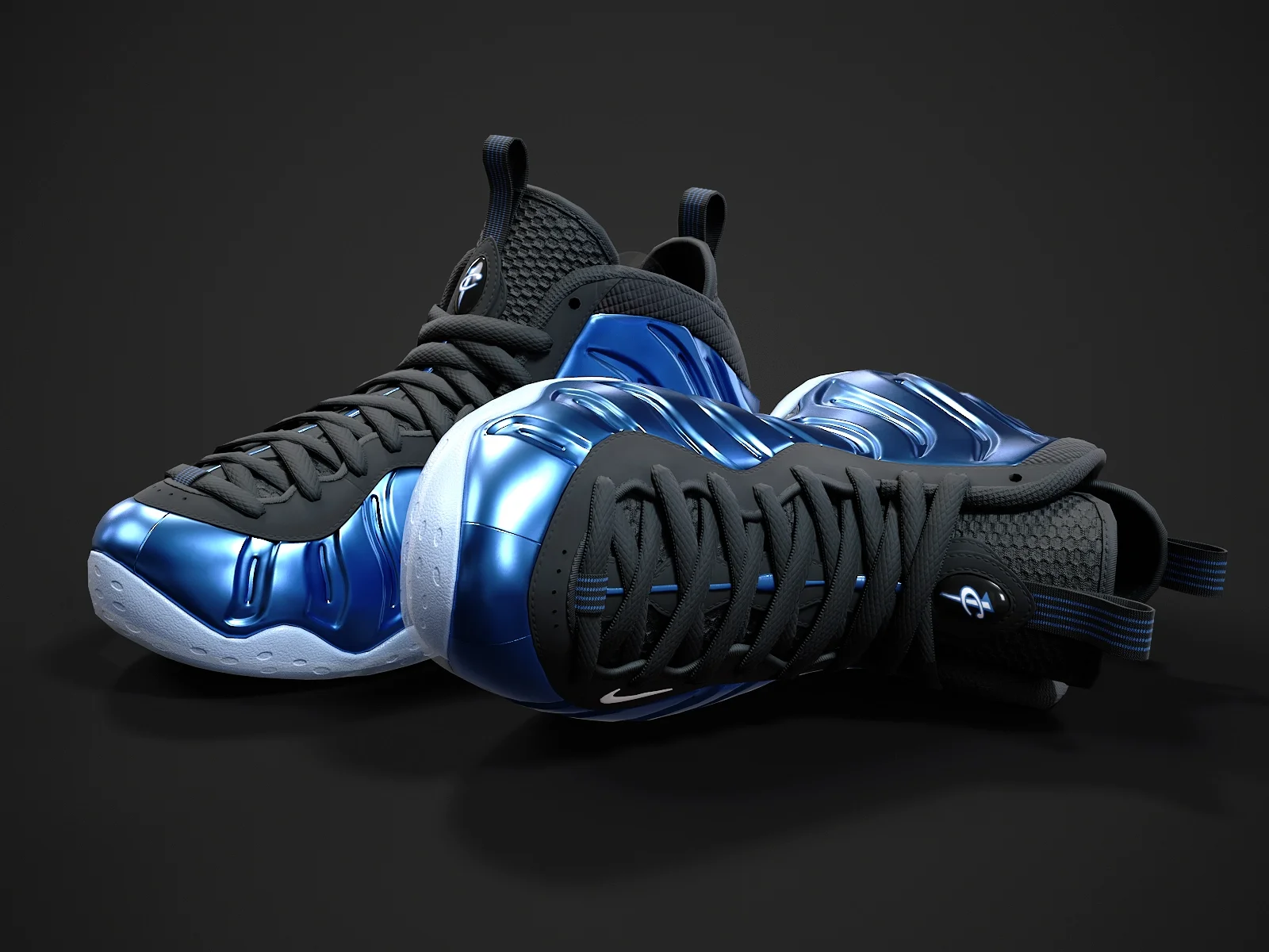 Nike Air Foamposite-1, 3D model preview 3