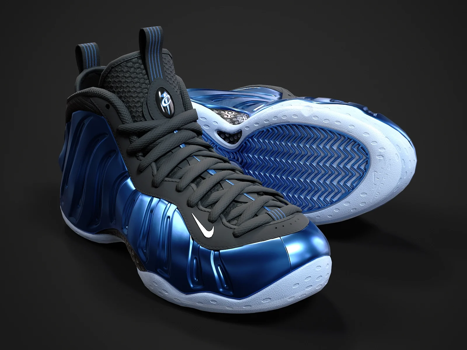 Nike Air Foamposite-1, 3D model preview 10