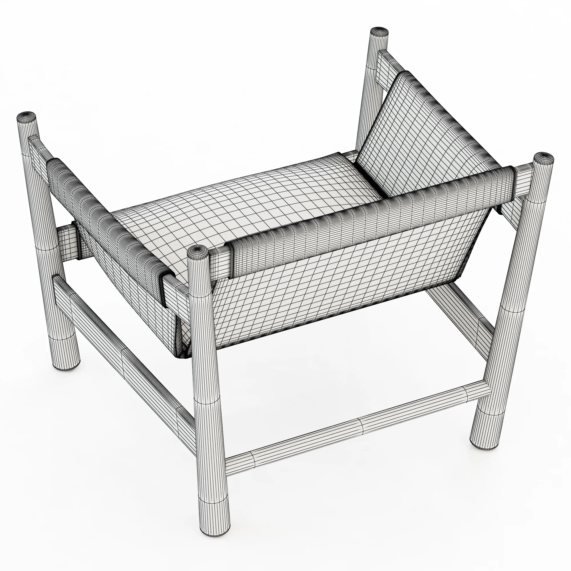 Baxter Bolivar Armchair — 3D model preview 7