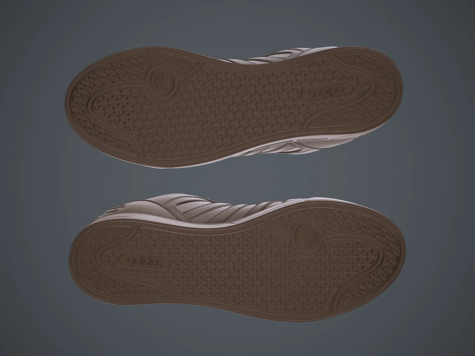 Adidas Neo Raleigh 9TIS hightop sneaker (3d print Model), 3D model preview 6