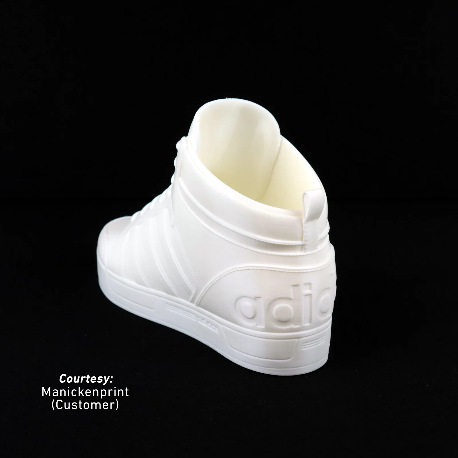 Adidas Neo Raleigh 9TIS hightop sneaker (3d print Model), 3D model preview 12