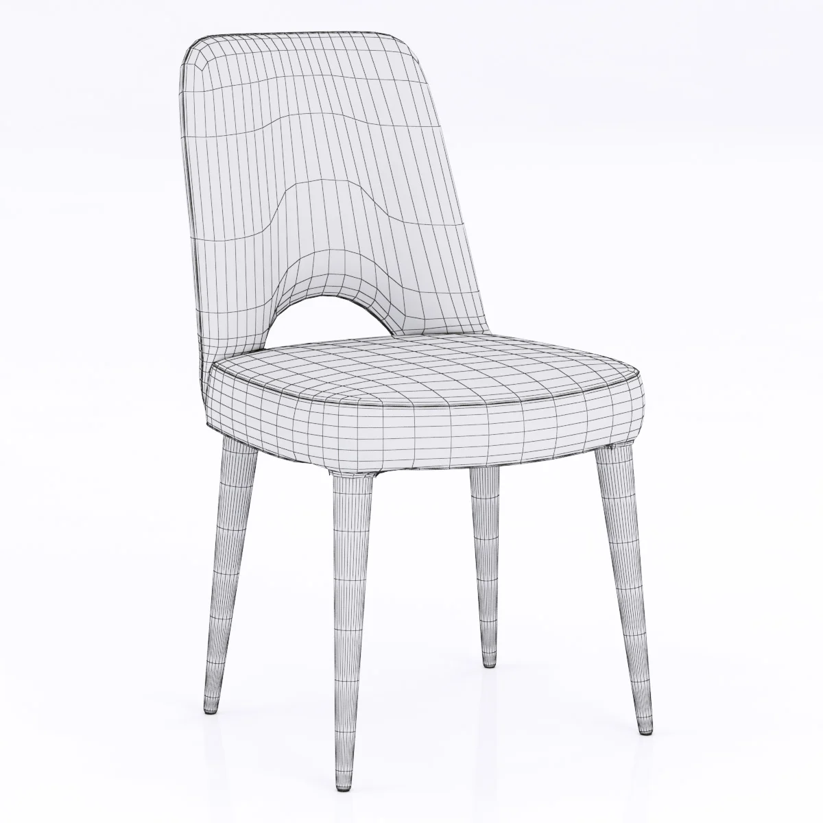 MARTIN Chair — 3D model preview 4