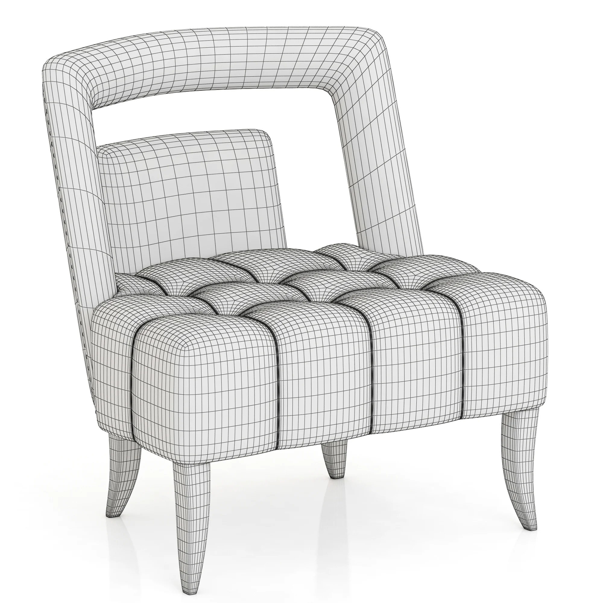 Brabbu NAJ ARMCHAIR — 3D model preview 2