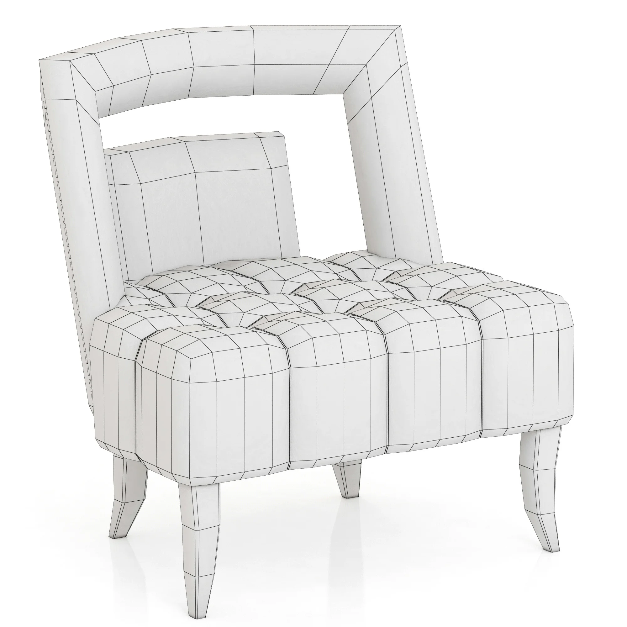 Brabbu NAJ ARMCHAIR — 3D model preview 3