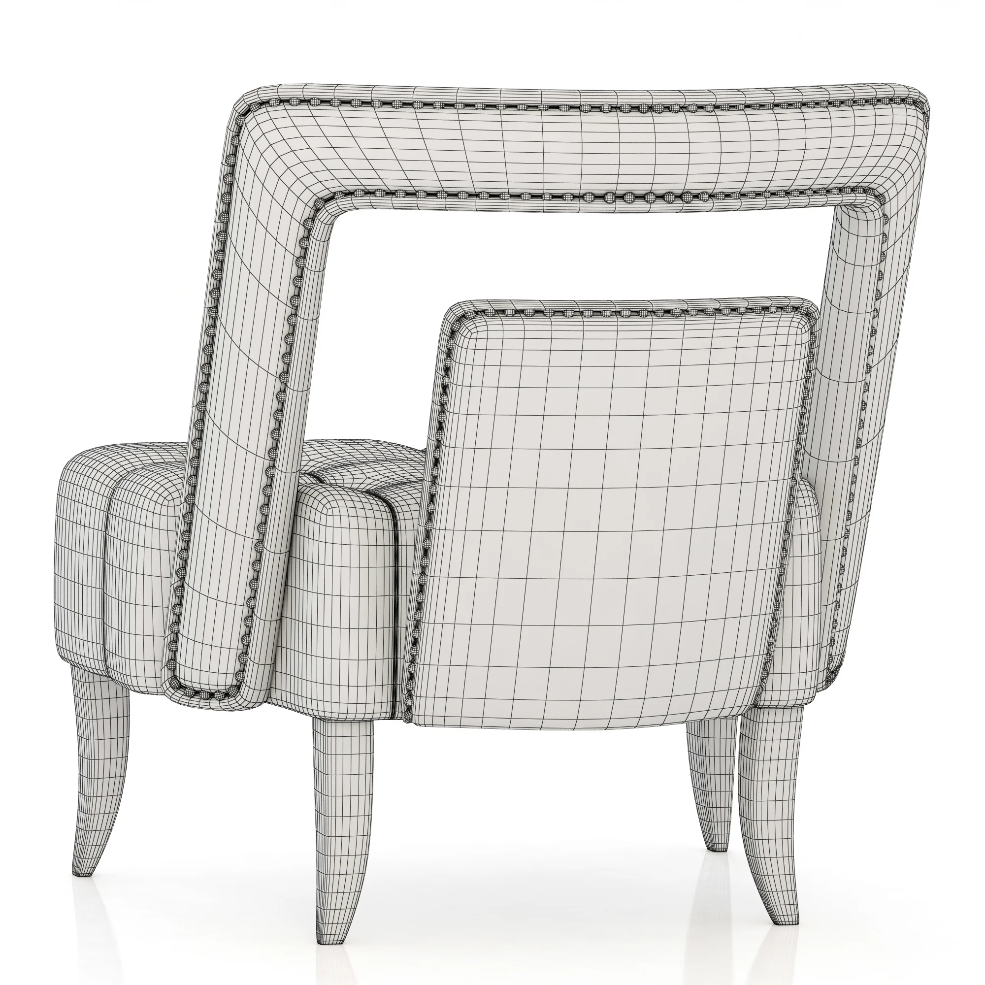 Brabbu NAJ ARMCHAIR — 3D model preview 6