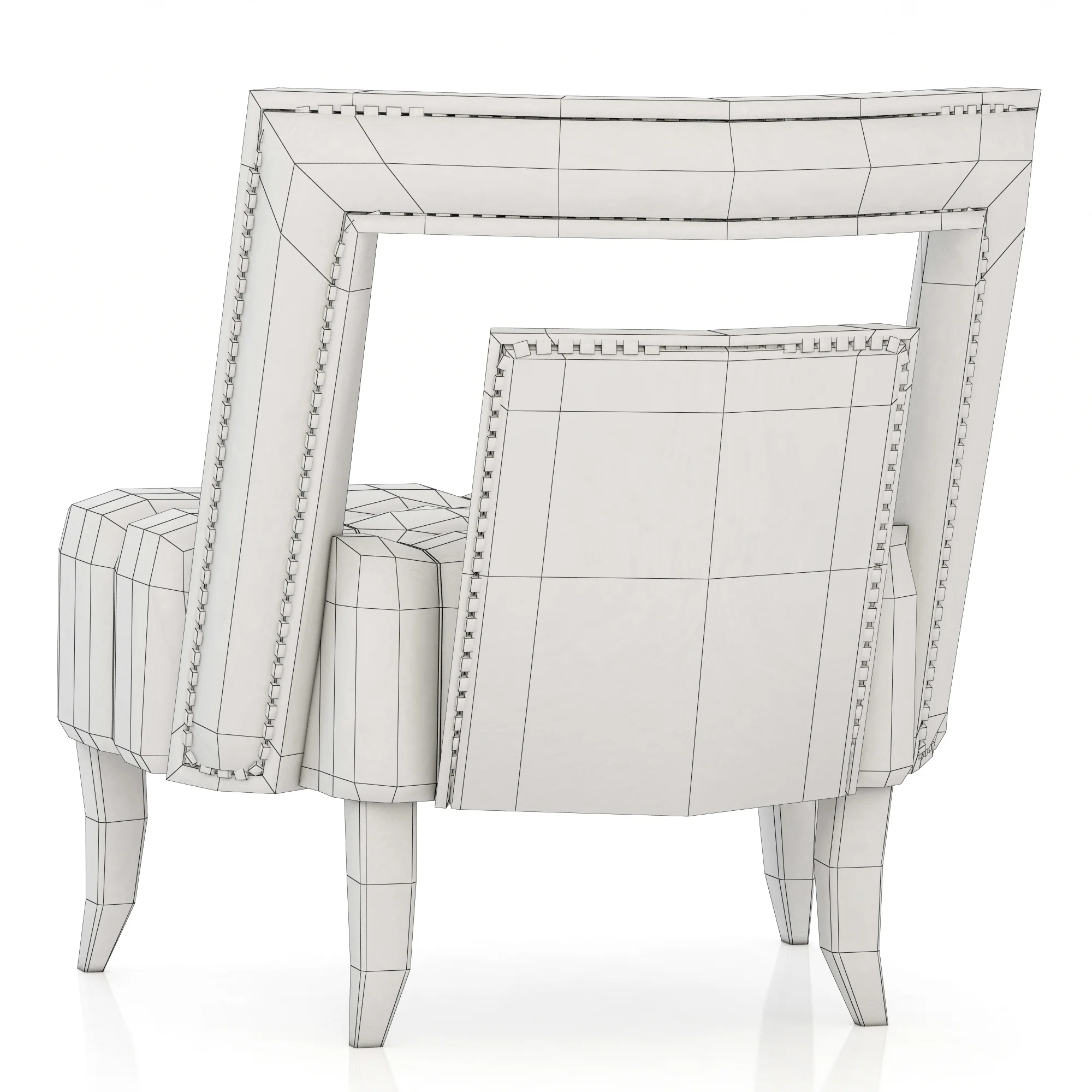 Brabbu NAJ ARMCHAIR — 3D model preview 7