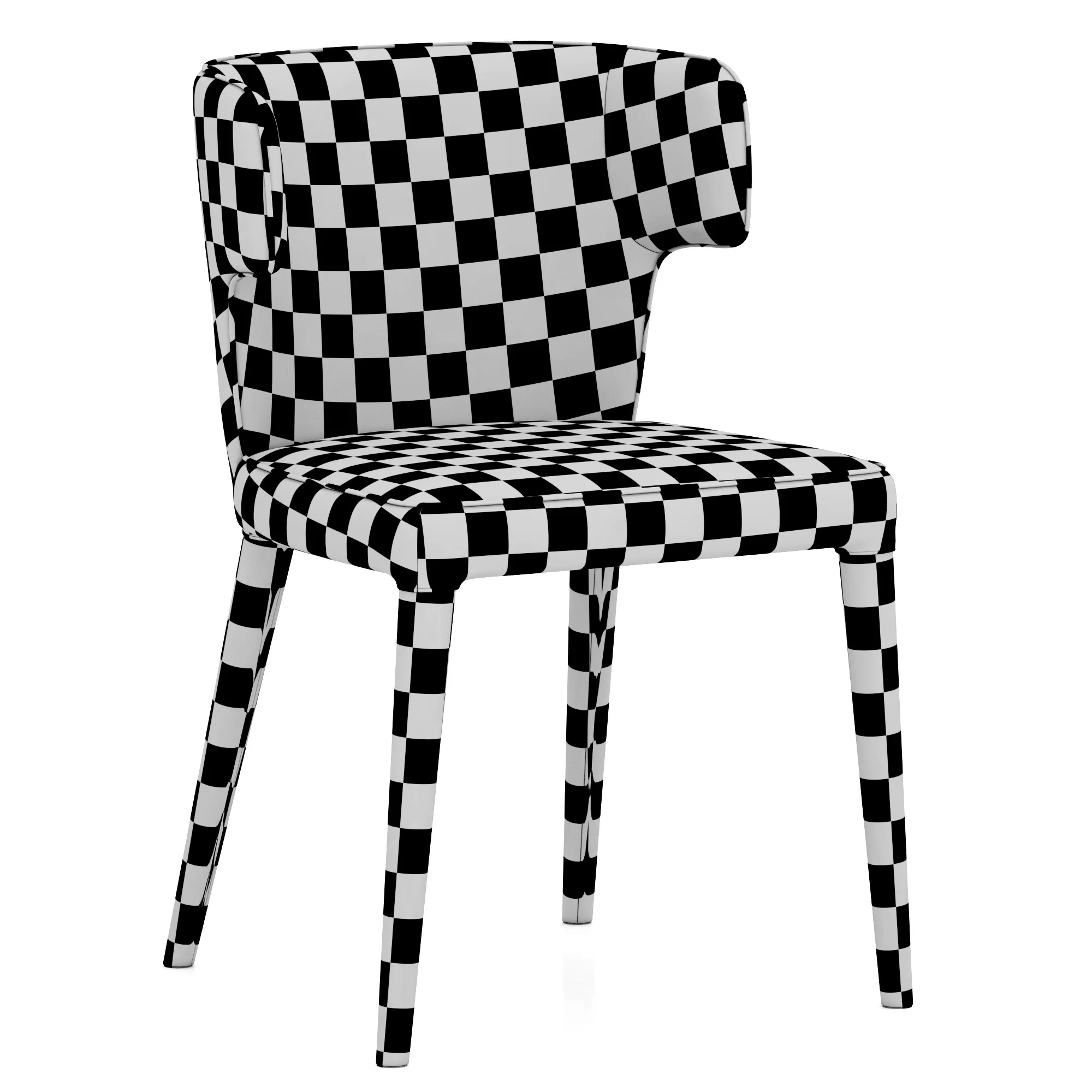 Coco Republic Melrose Dining Chair — 3D model preview 9