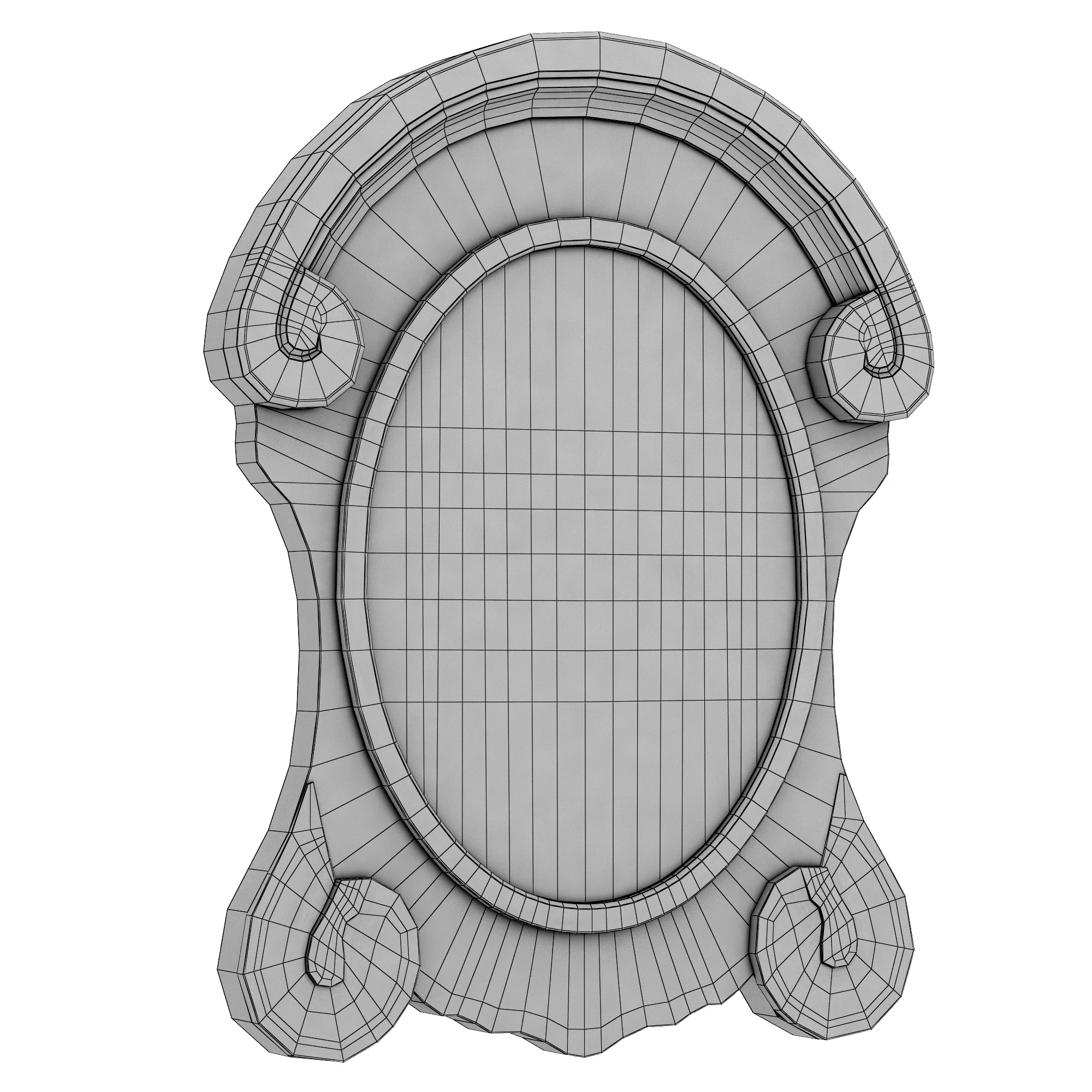 Dantone Home Brugge Mirror — 3D model preview 6