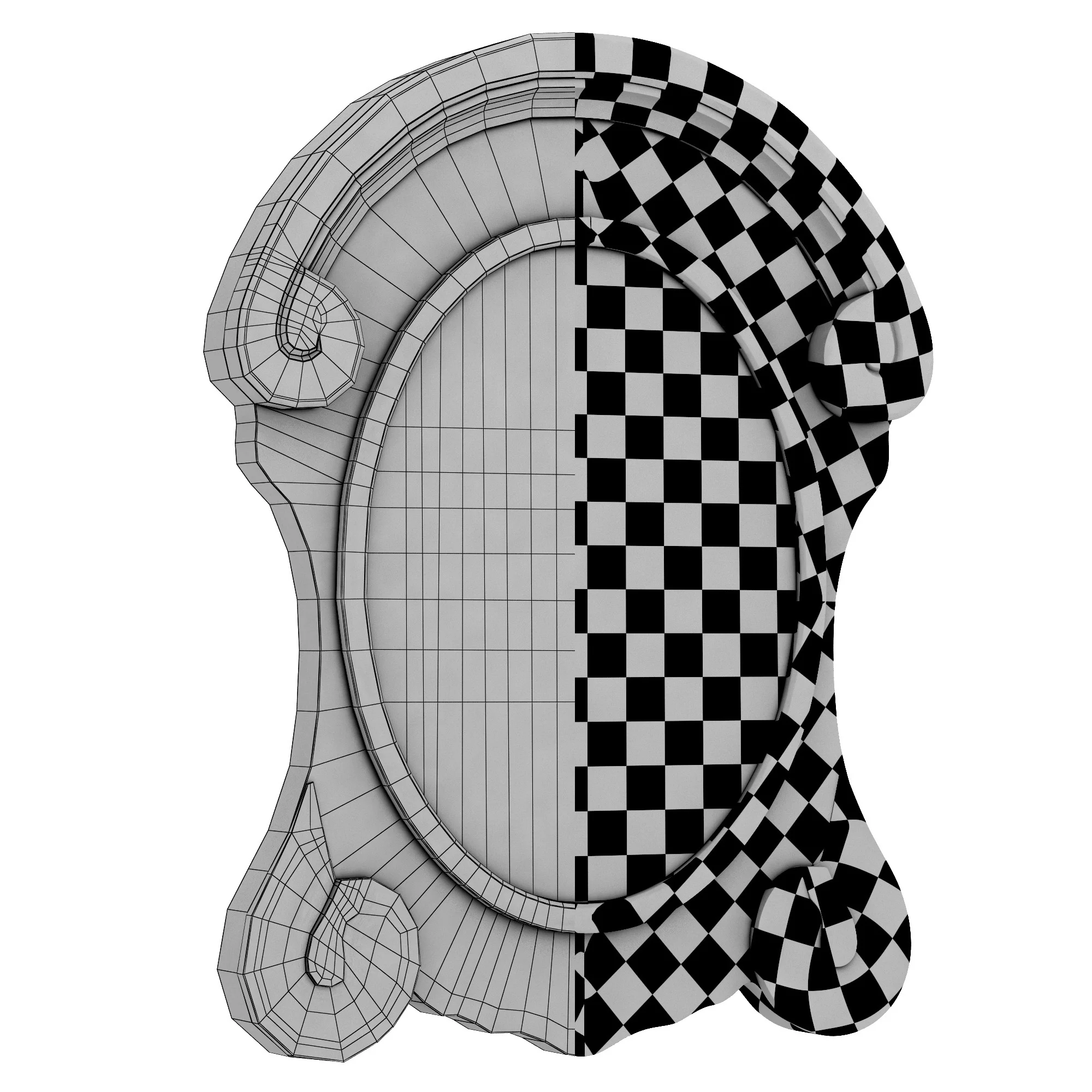 Dantone Home Brugge Mirror — 3D model preview 7