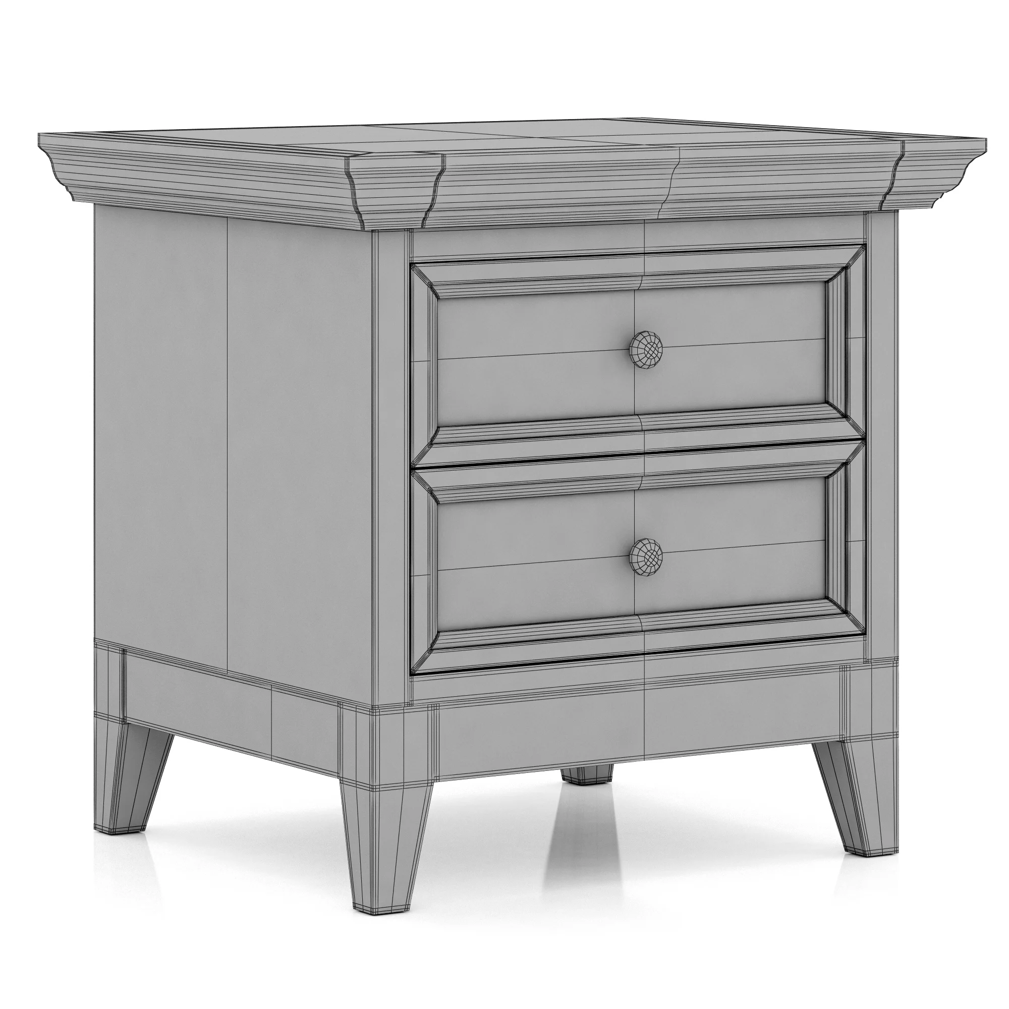 Dantone Home Nightstand — 3D model preview 7