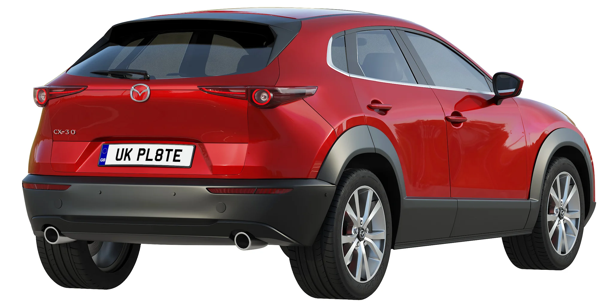 Mazda CX30, 3D model preview 4