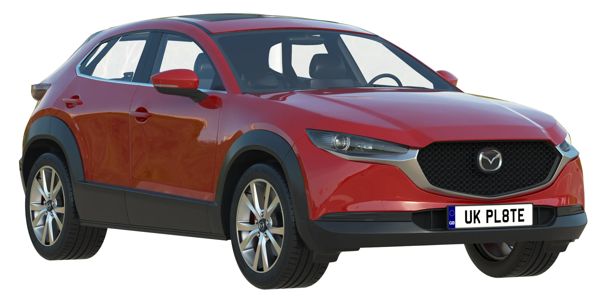 Mazda CX30, 3D model preview 29