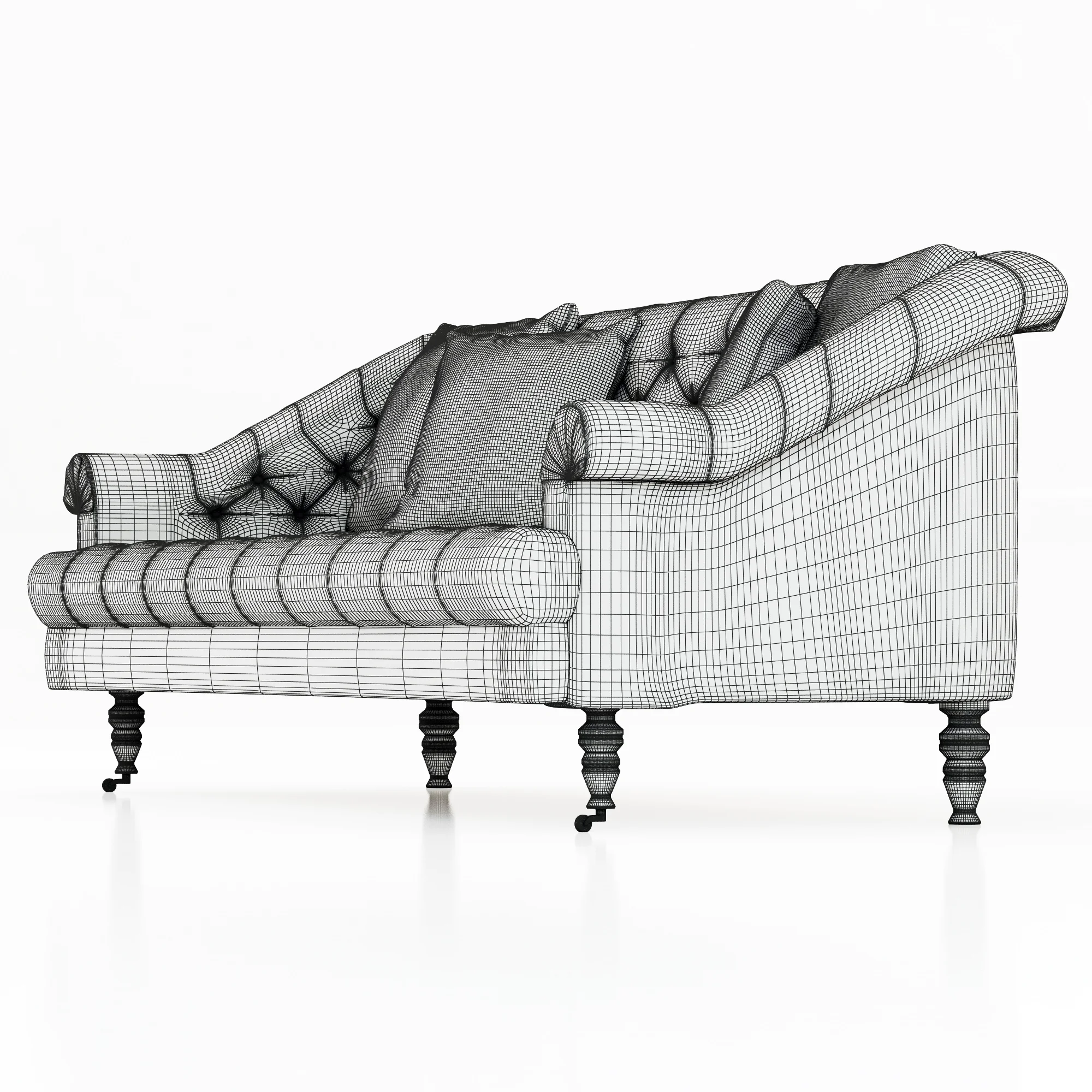 Ralph Lauren HIGGIN'S SOFA — 3D model preview 2
