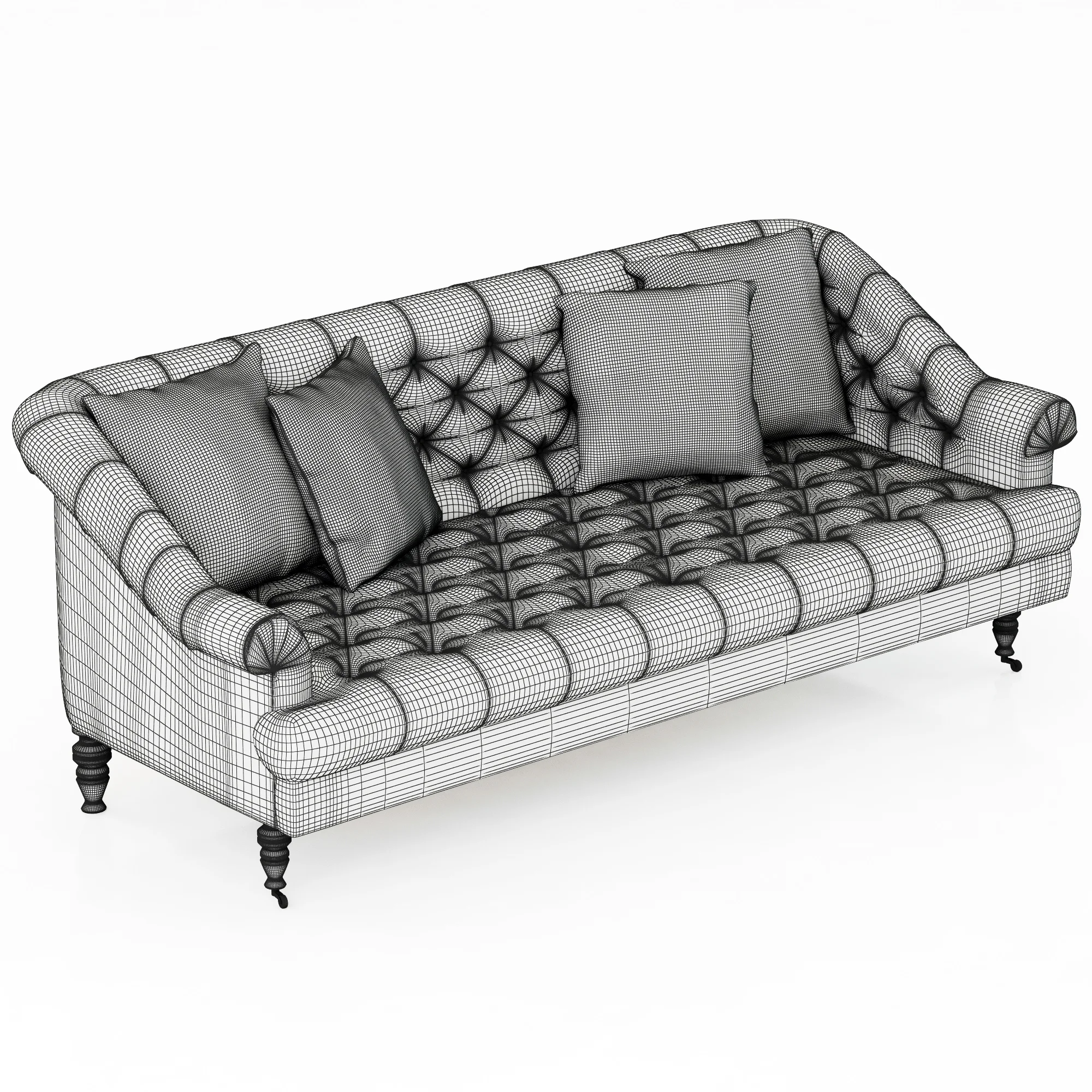Ralph Lauren HIGGIN'S SOFA — 3D model preview 6