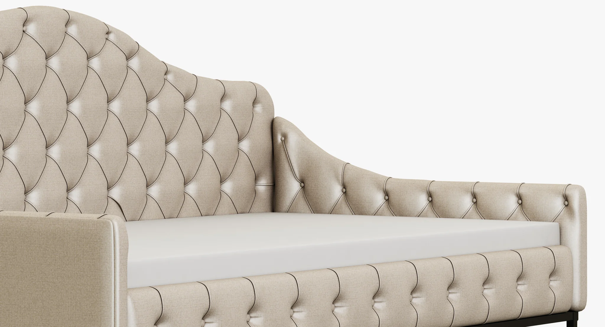 Restoration Hardware Francesca Tufted Daybed — 3D model preview 4