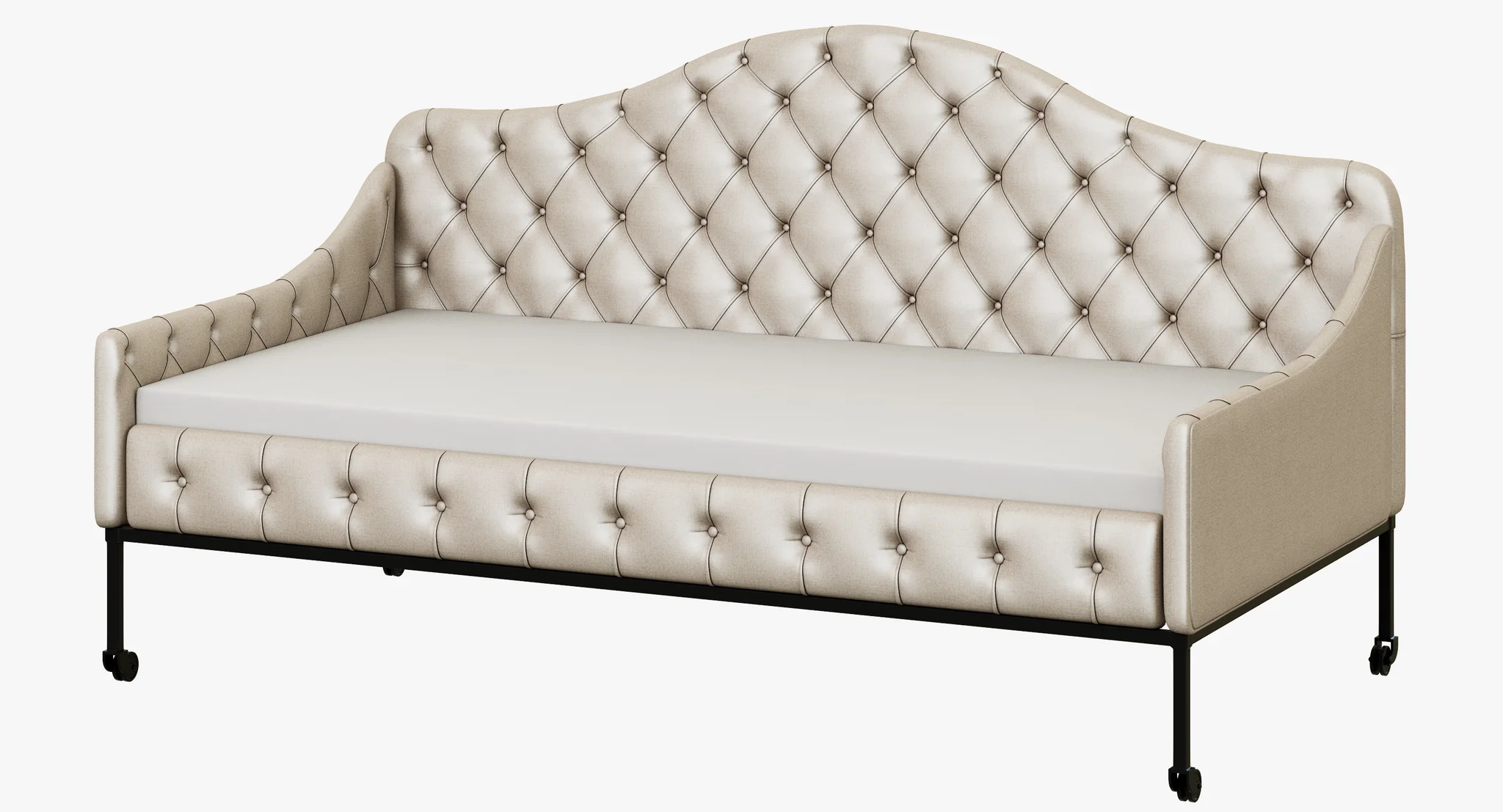 Restoration Hardware Francesca Tufted Daybed — 3D model preview 5