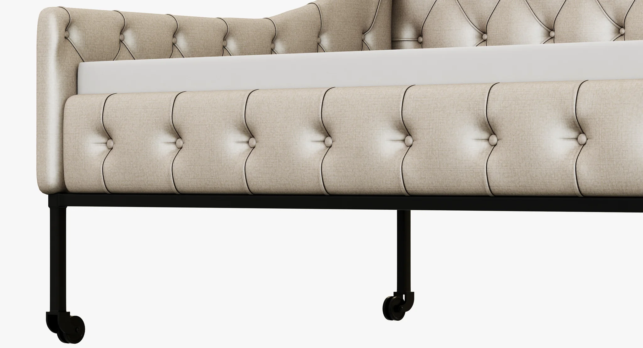 Restoration Hardware Francesca Tufted Daybed — 3D model preview 7