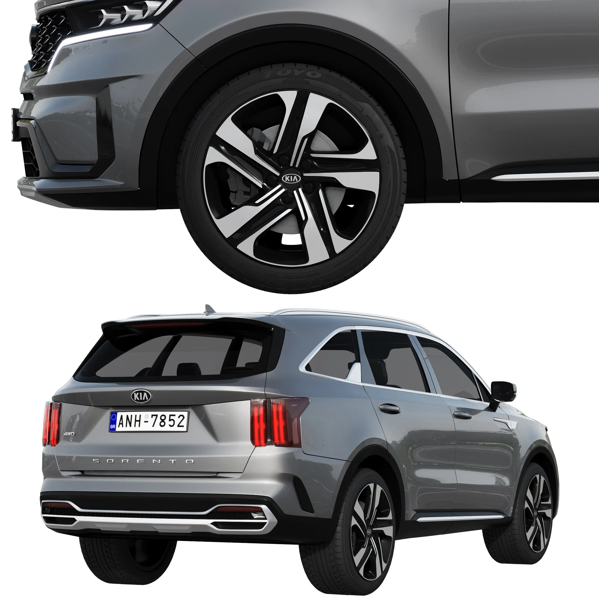 Kia Sorento, 3D model preview 2
