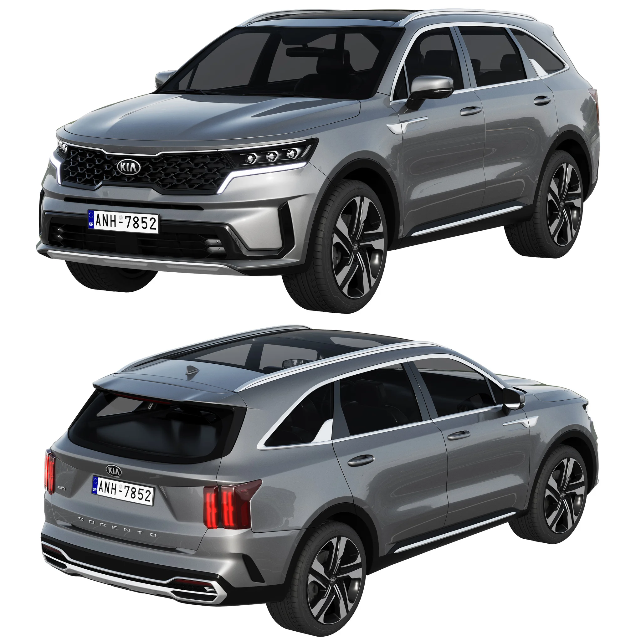 Kia Sorento, 3D model preview 7