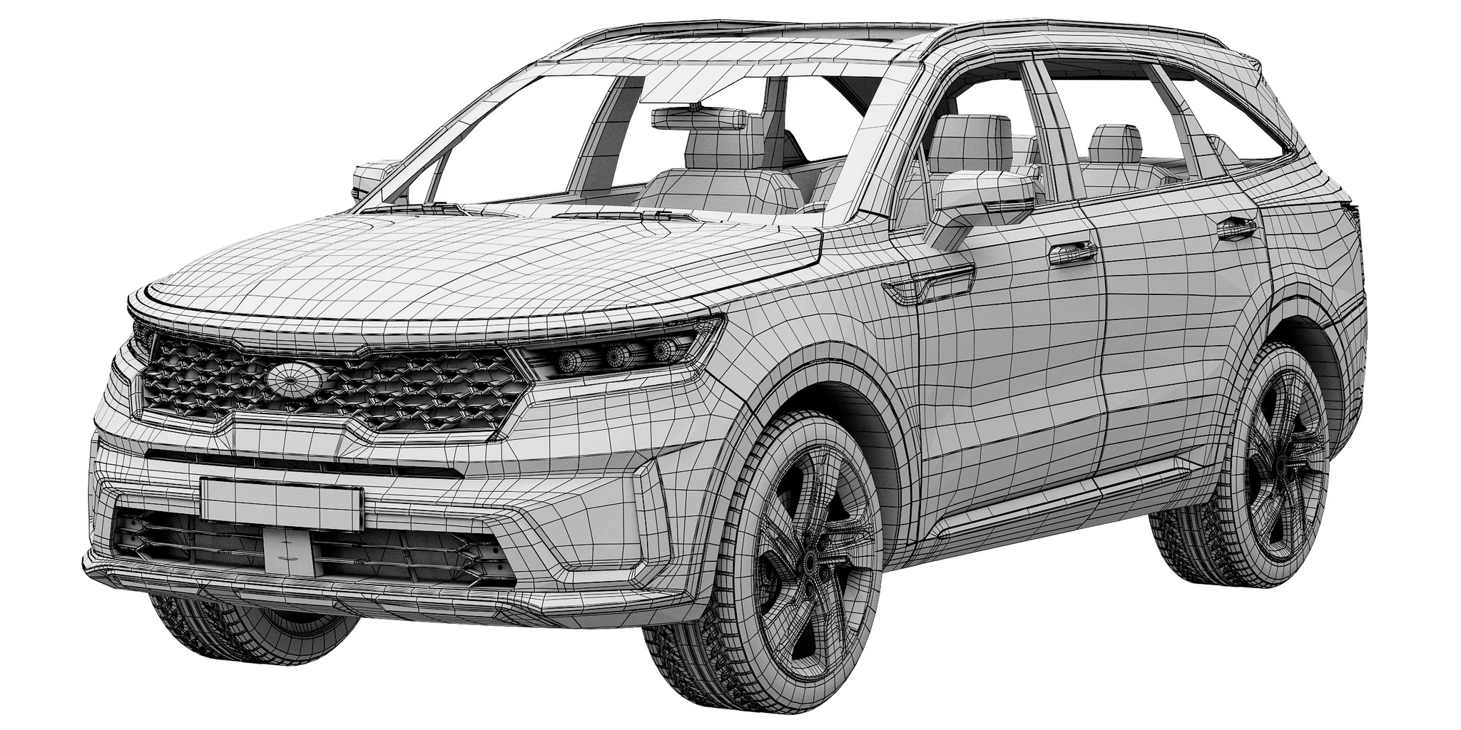 Kia Sorento, 3D model preview 12