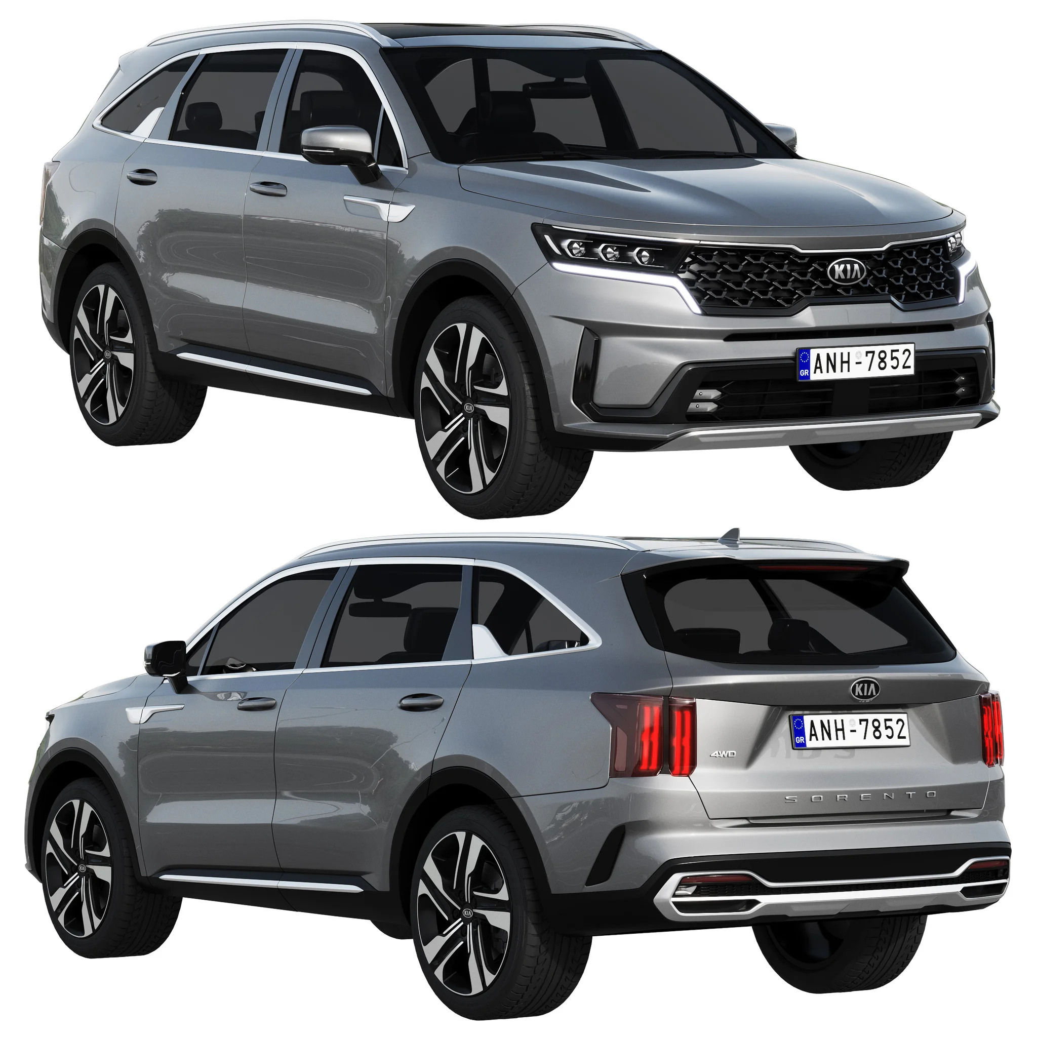 Kia Sorento, 3D model preview 16