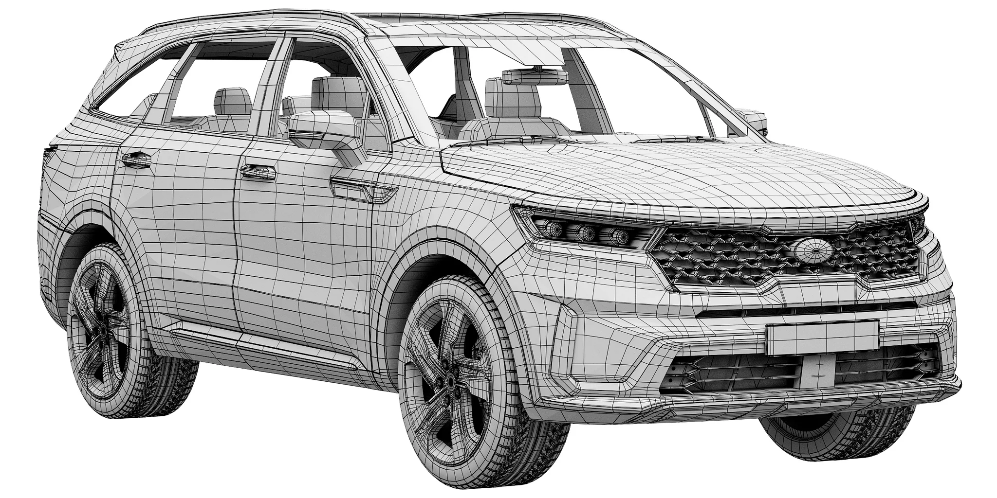 Kia Sorento, 3D model preview 17