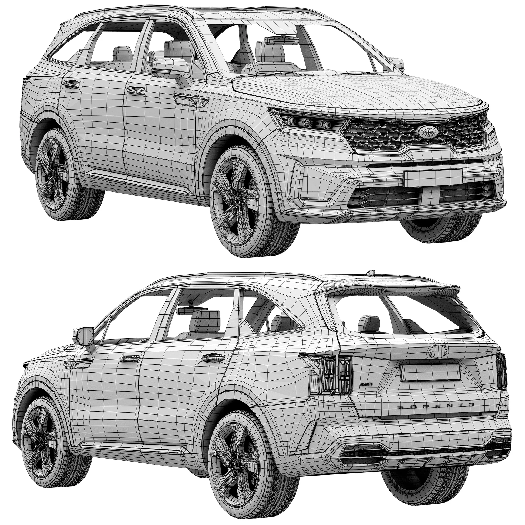 Kia Sorento, 3D model preview 18