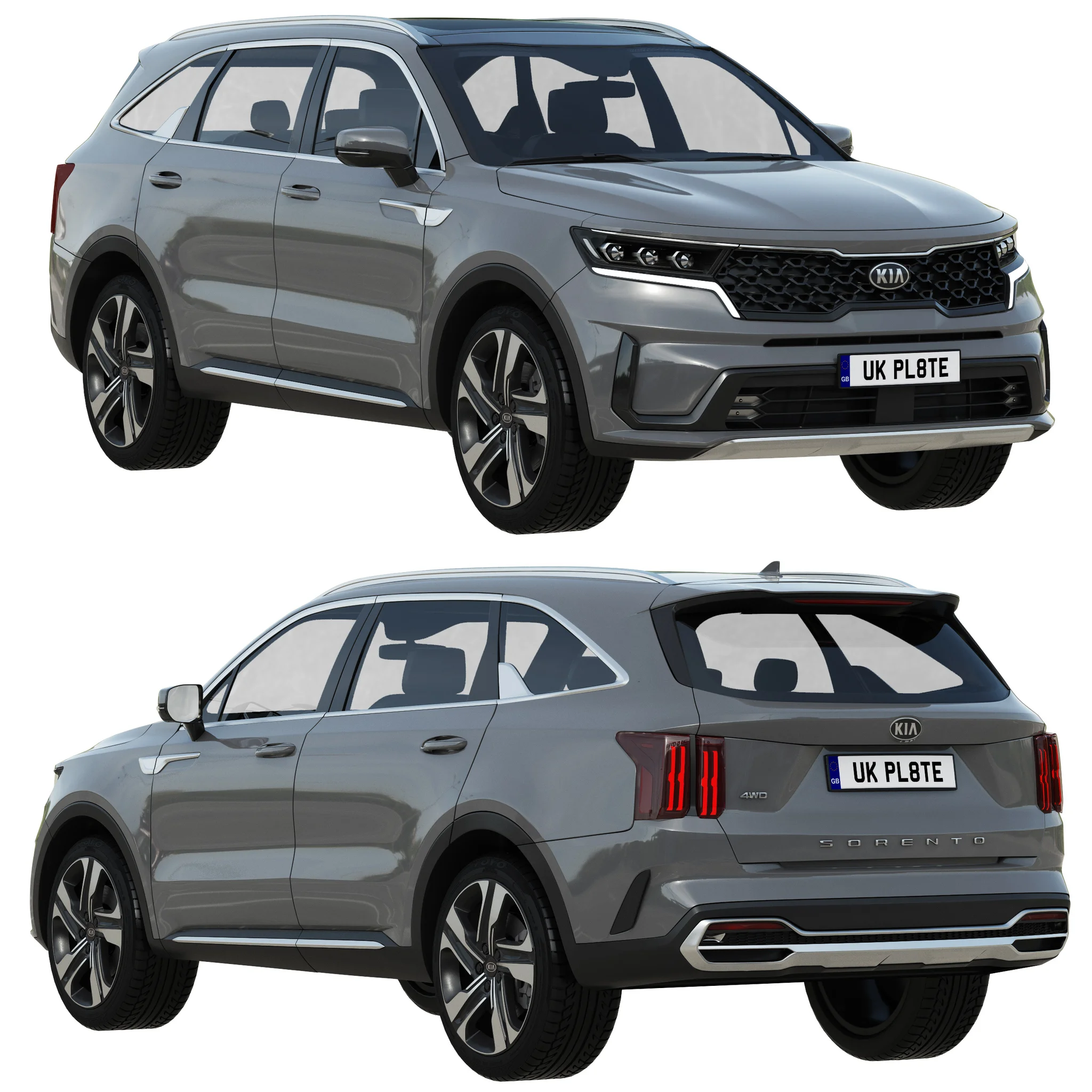Kia Sorento, 3D model preview 21