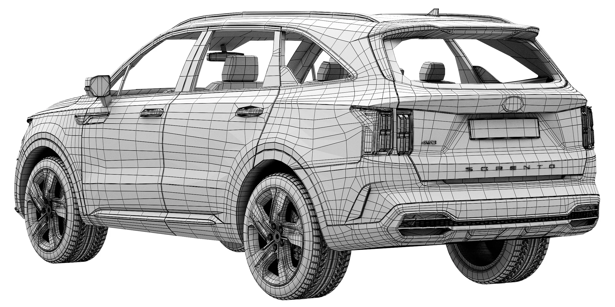 Kia Sorento, 3D model preview 23