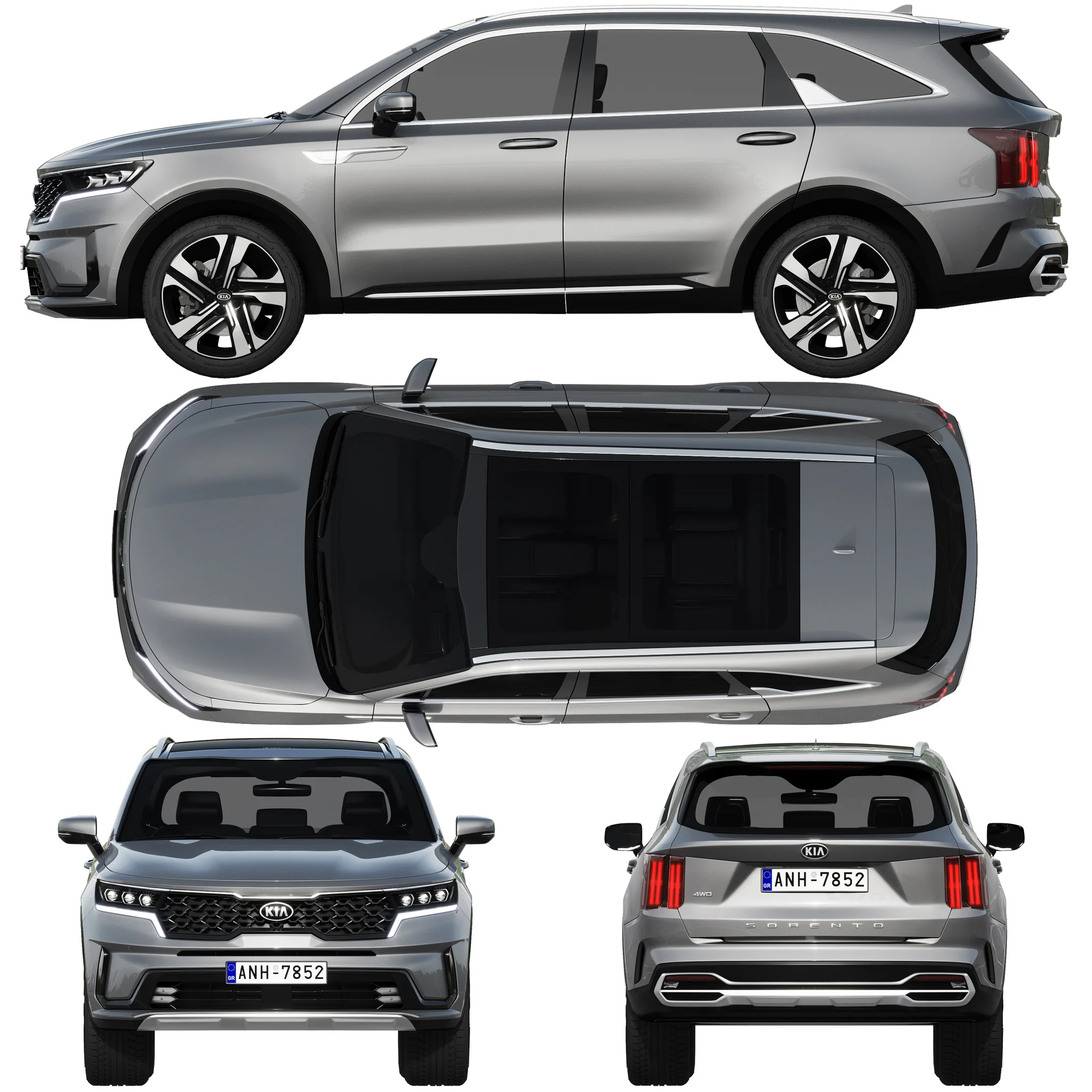 Kia Sorento, 3D model preview 28