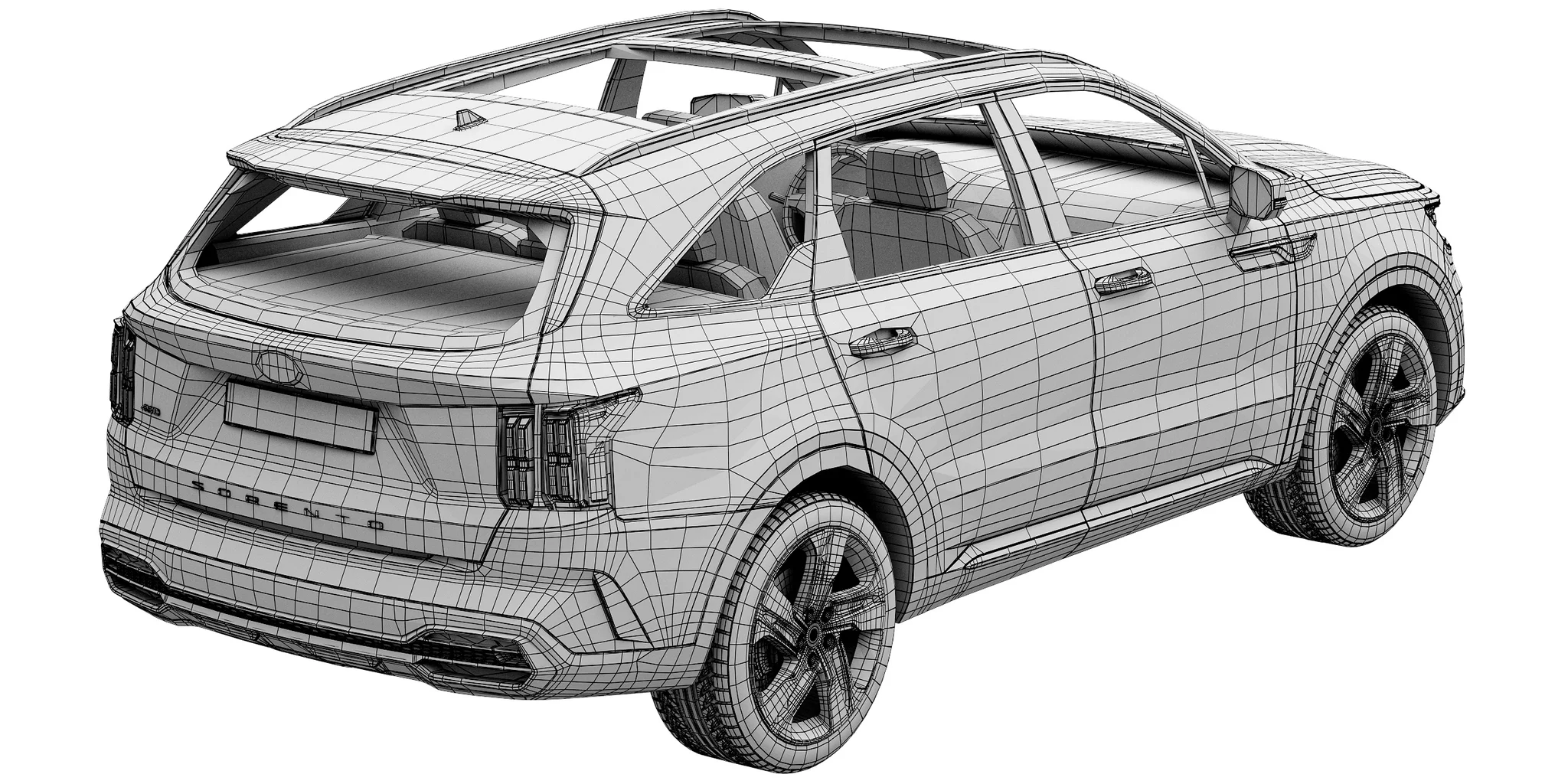 Kia Sorento, 3D model preview 36