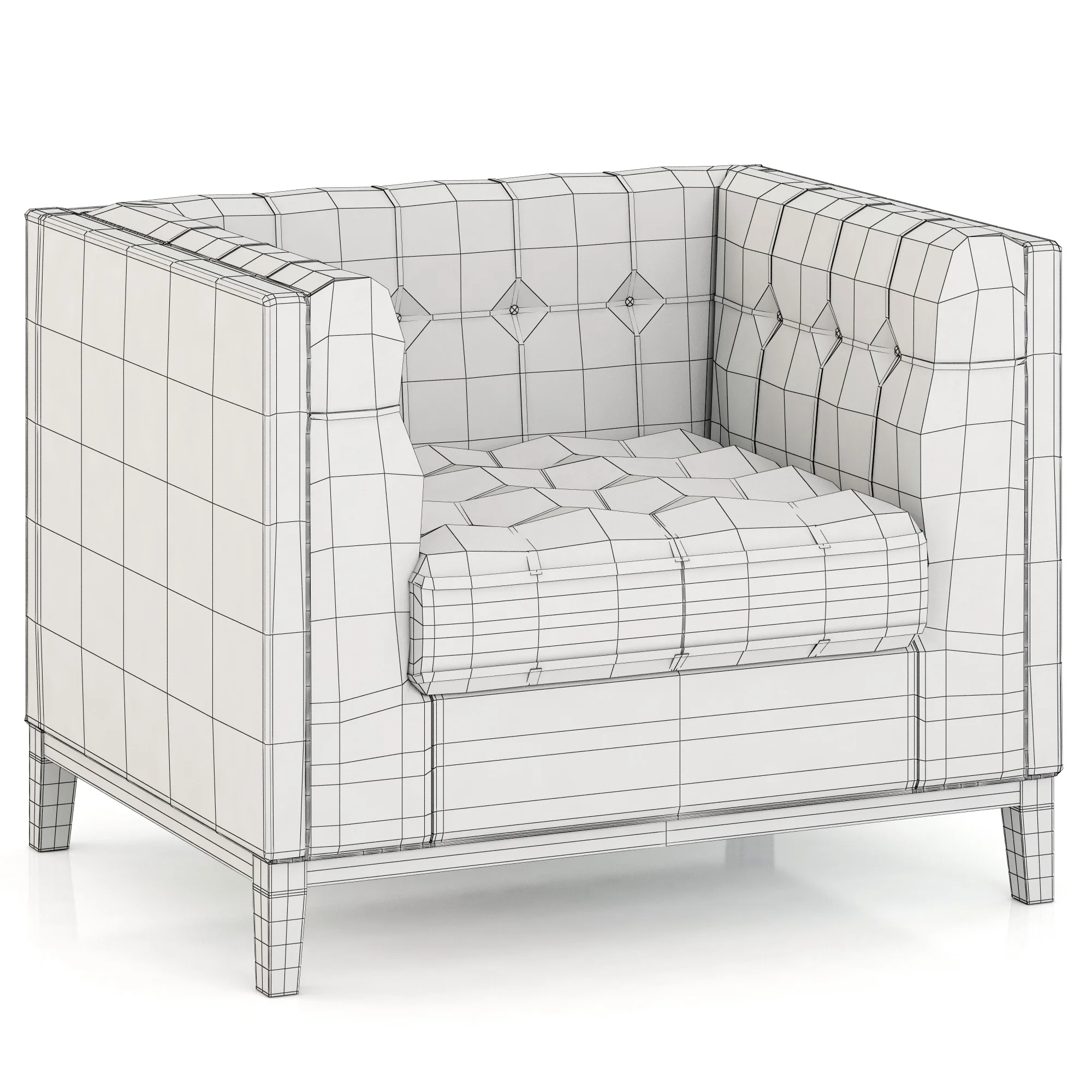 Eichholtz Aldgate Chair — 3D model preview 3