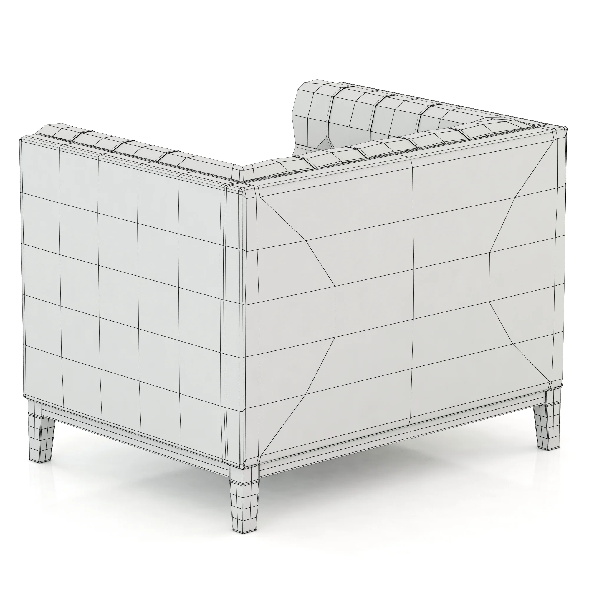 Eichholtz Aldgate Chair — 3D model preview 7