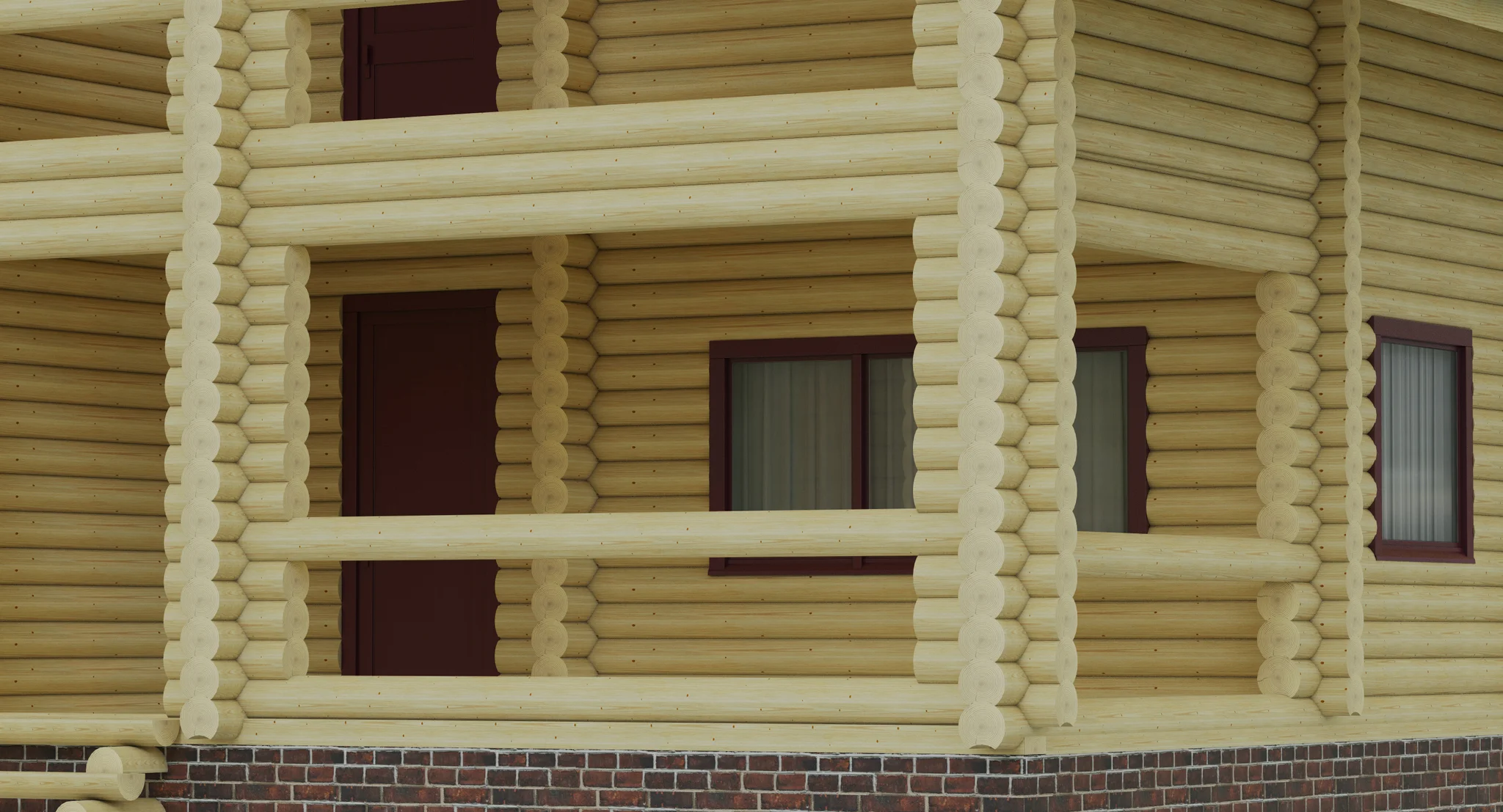 Wooden House — 3D model preview 7