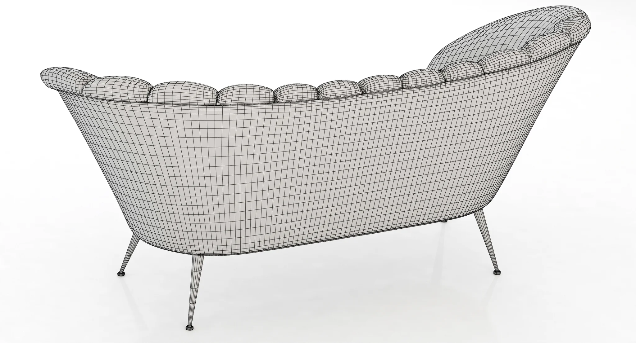 Brabbu ANDES 2 SEAT SOFA — 3D model preview 8