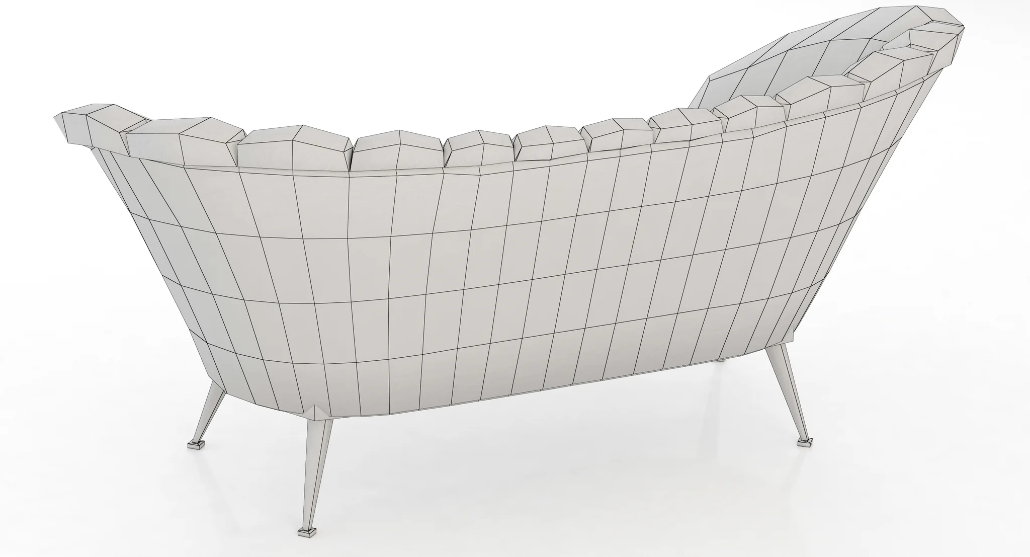 Brabbu ANDES 2 SEAT SOFA — 3D model preview 9